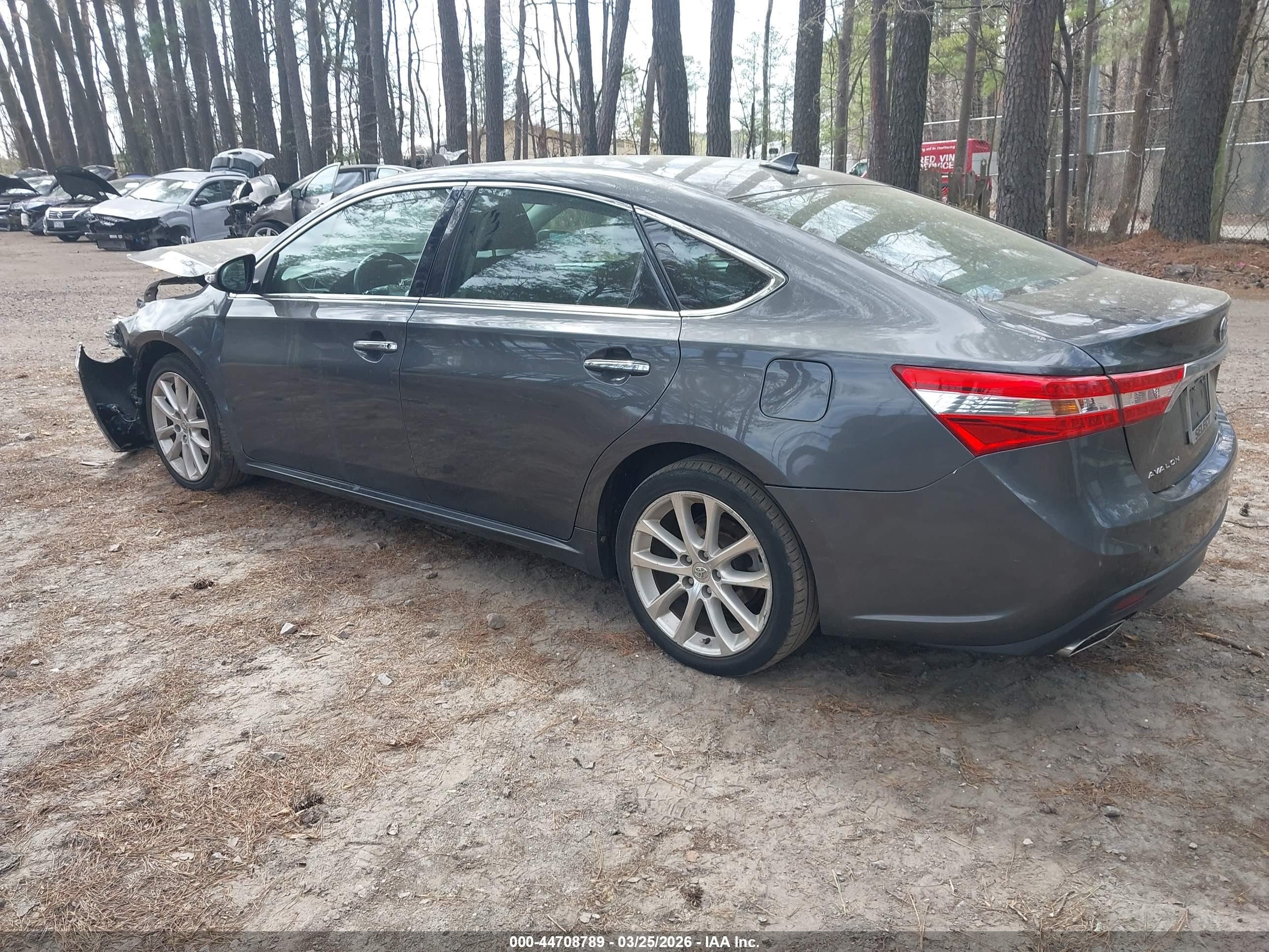 2013 Toyota Avalon Limited Gray vin: 4T1BK1EBXDU005848