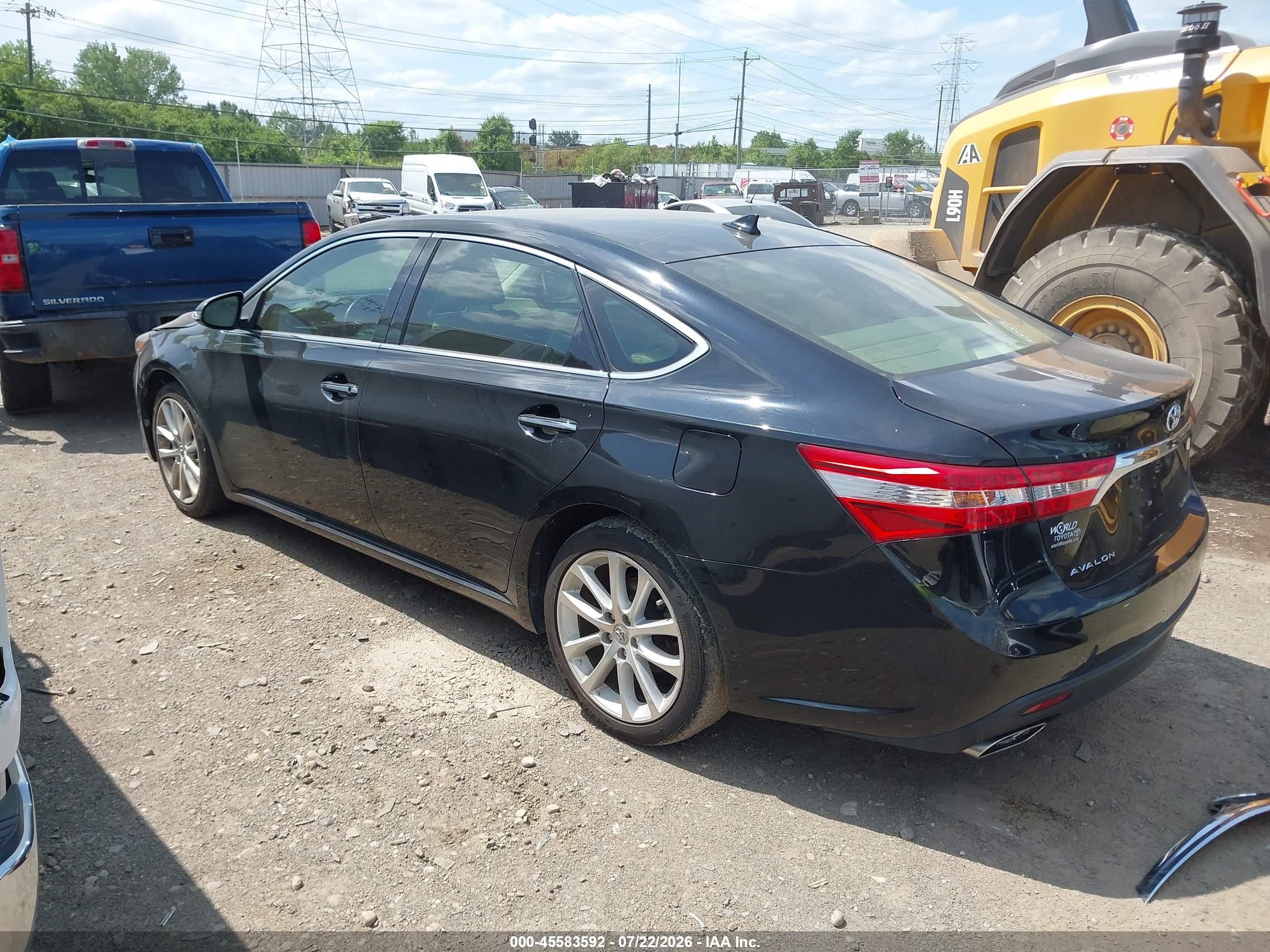 2013 Toyota Avalon Limited Black vin: 4T1BK1EBXDU009852