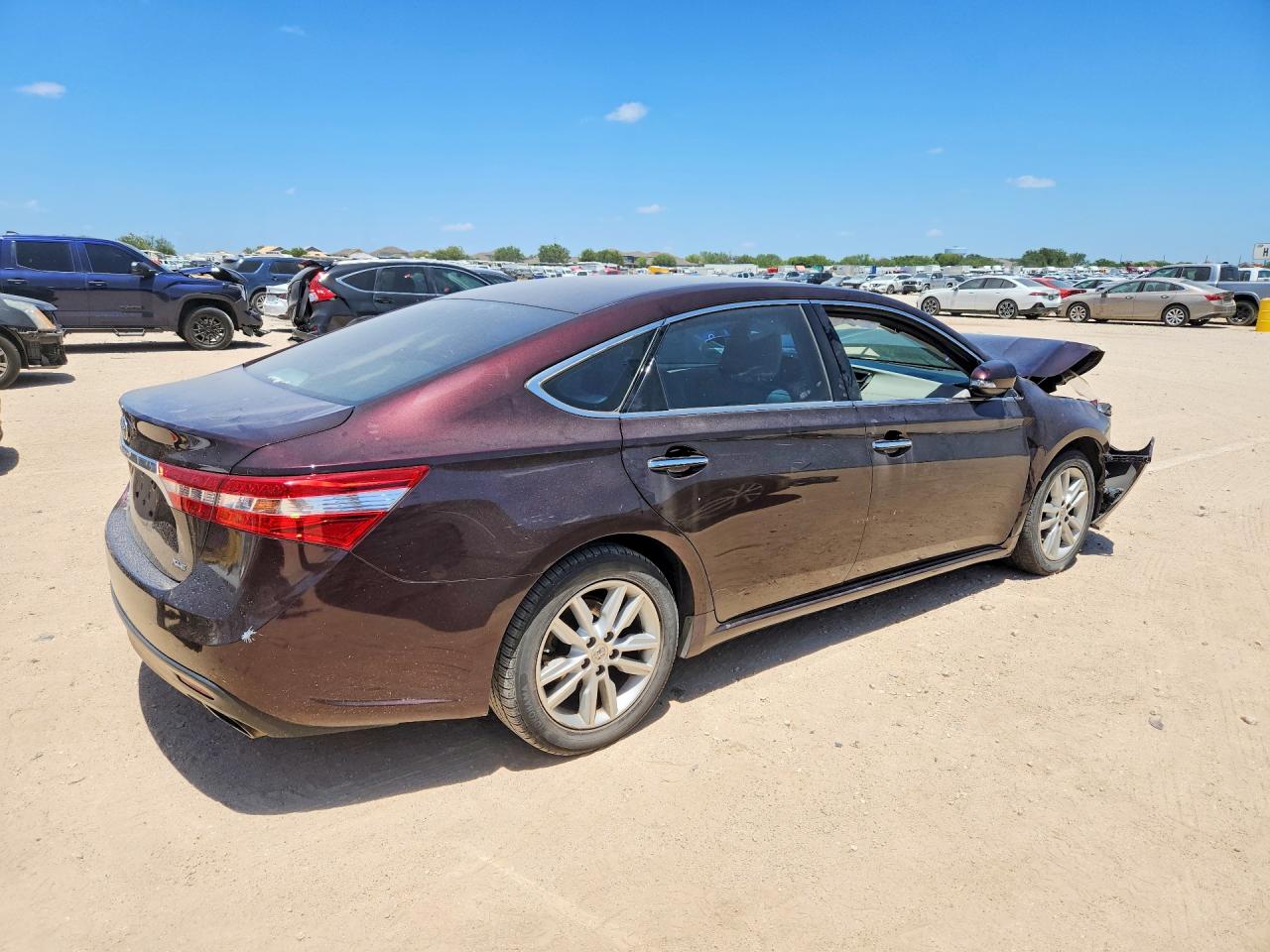 2013 Toyota Avalon Xle Maroon vin: 4T1BK1EBXDU010807