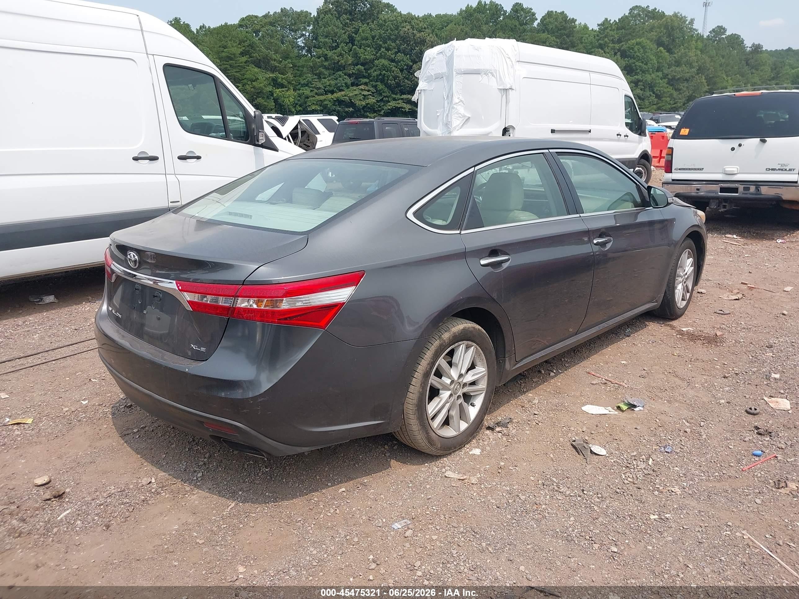 2013 Toyota Avalon Xle vin: 4T1BK1EBXDU015604