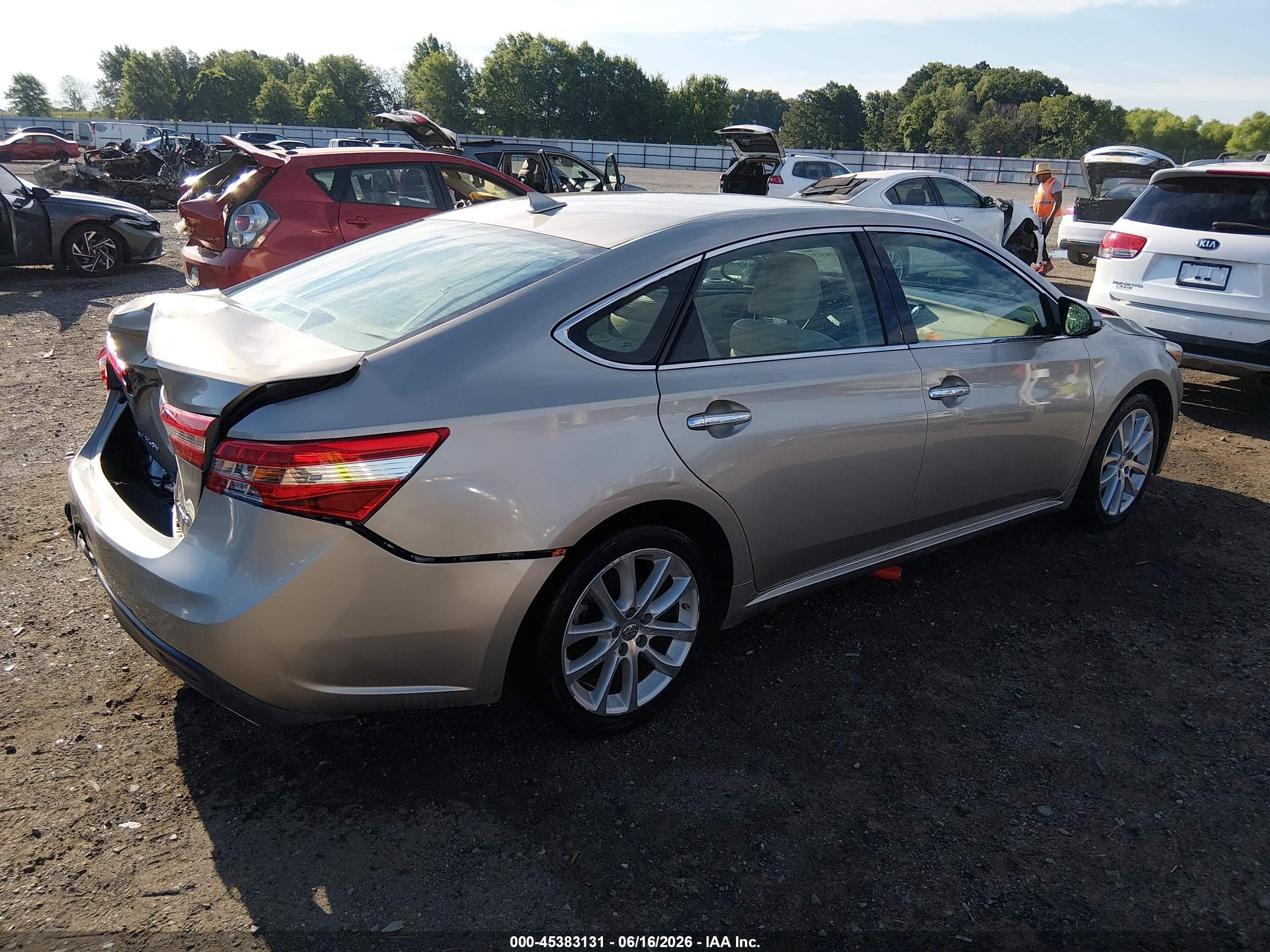 2013 Toyota Avalon Limited Silver vin: 4T1BK1EBXDU015621
