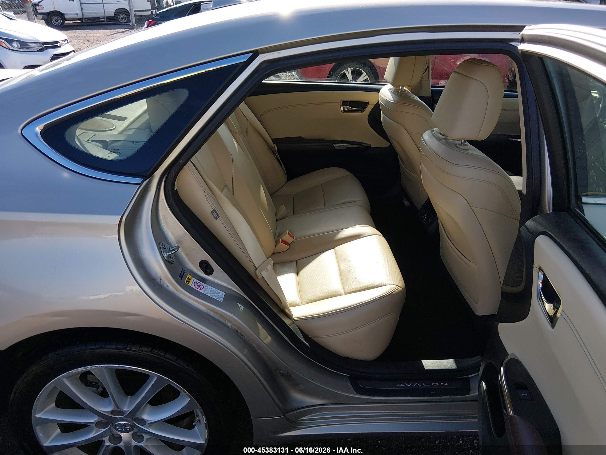 2013 Toyota Avalon Limited Silver vin: 4T1BK1EBXDU015621