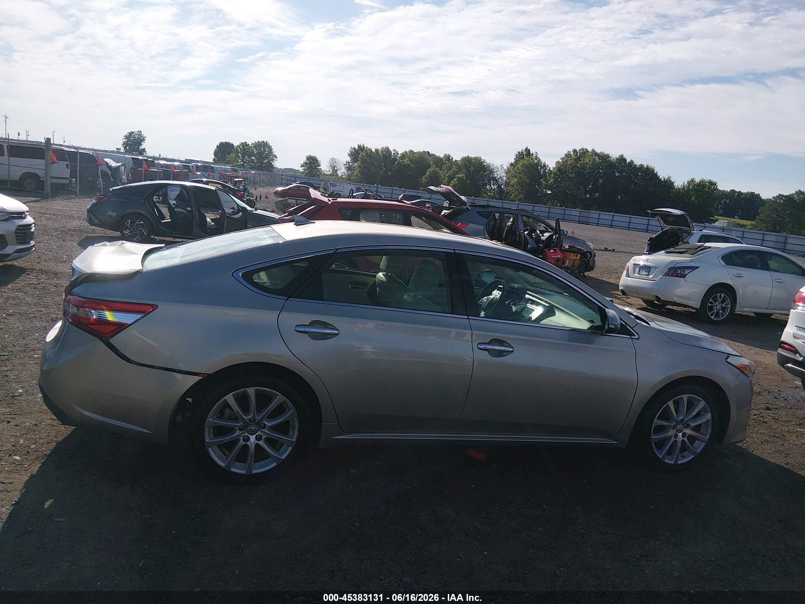 2013 Toyota Avalon Limited Silver vin: 4T1BK1EBXDU015621