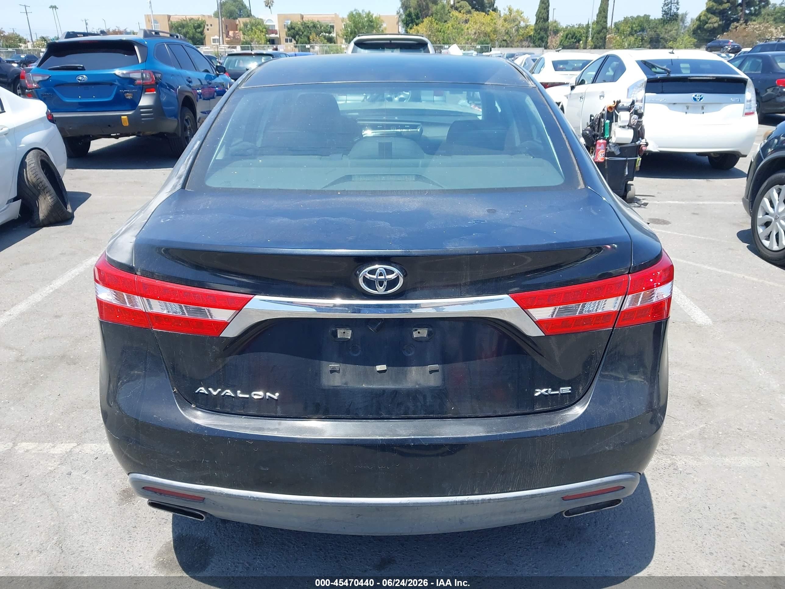 2013 Toyota Avalon Xle Black vin: 4T1BK1EBXDU020883