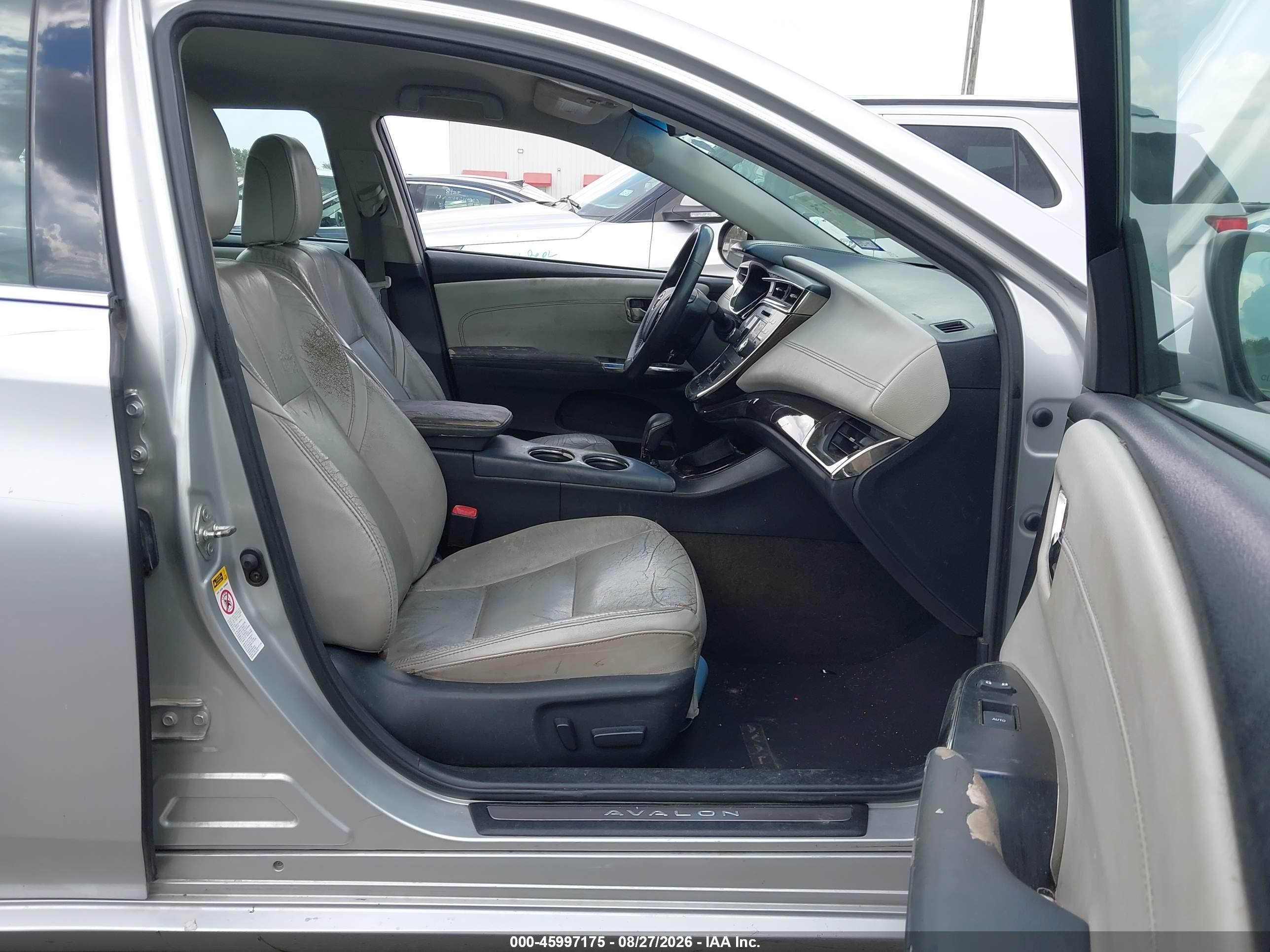 2013 Toyota Avalon Xle Silver vin: 4T1BK1EBXDU022469