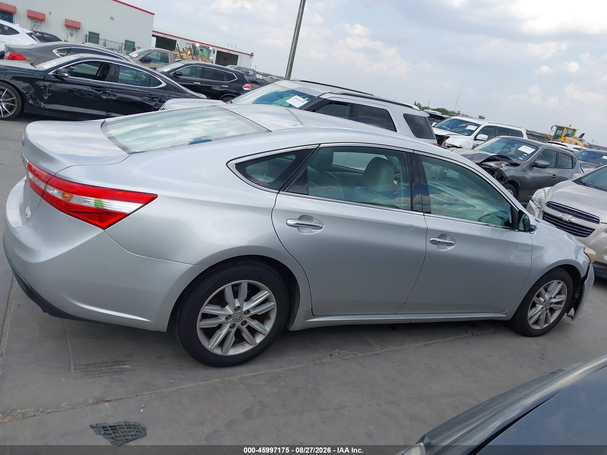 2013 Toyota Avalon Xle Silver vin: 4T1BK1EBXDU022469
