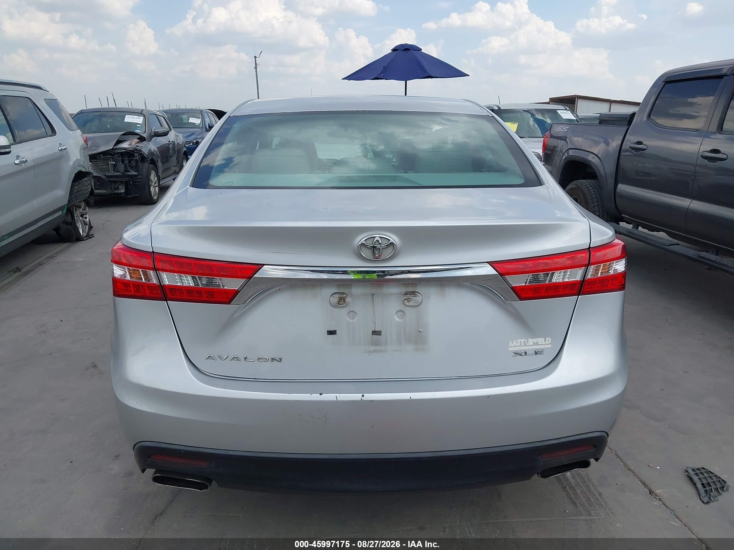 2013 Toyota Avalon Xle Silver vin: 4T1BK1EBXDU022469