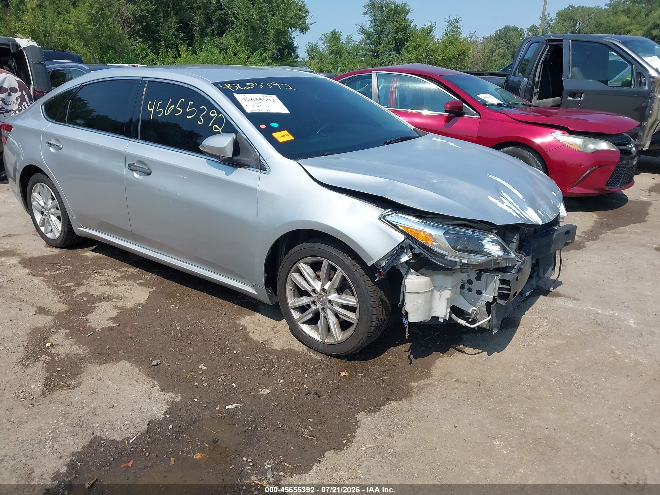 2013 Toyota Avalon Xle Silver vin: 4T1BK1EBXDU024061
