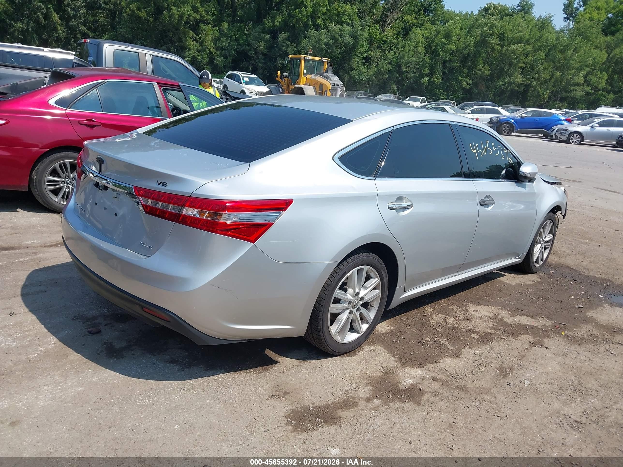 2013 Toyota Avalon Xle Silver vin: 4T1BK1EBXDU024061