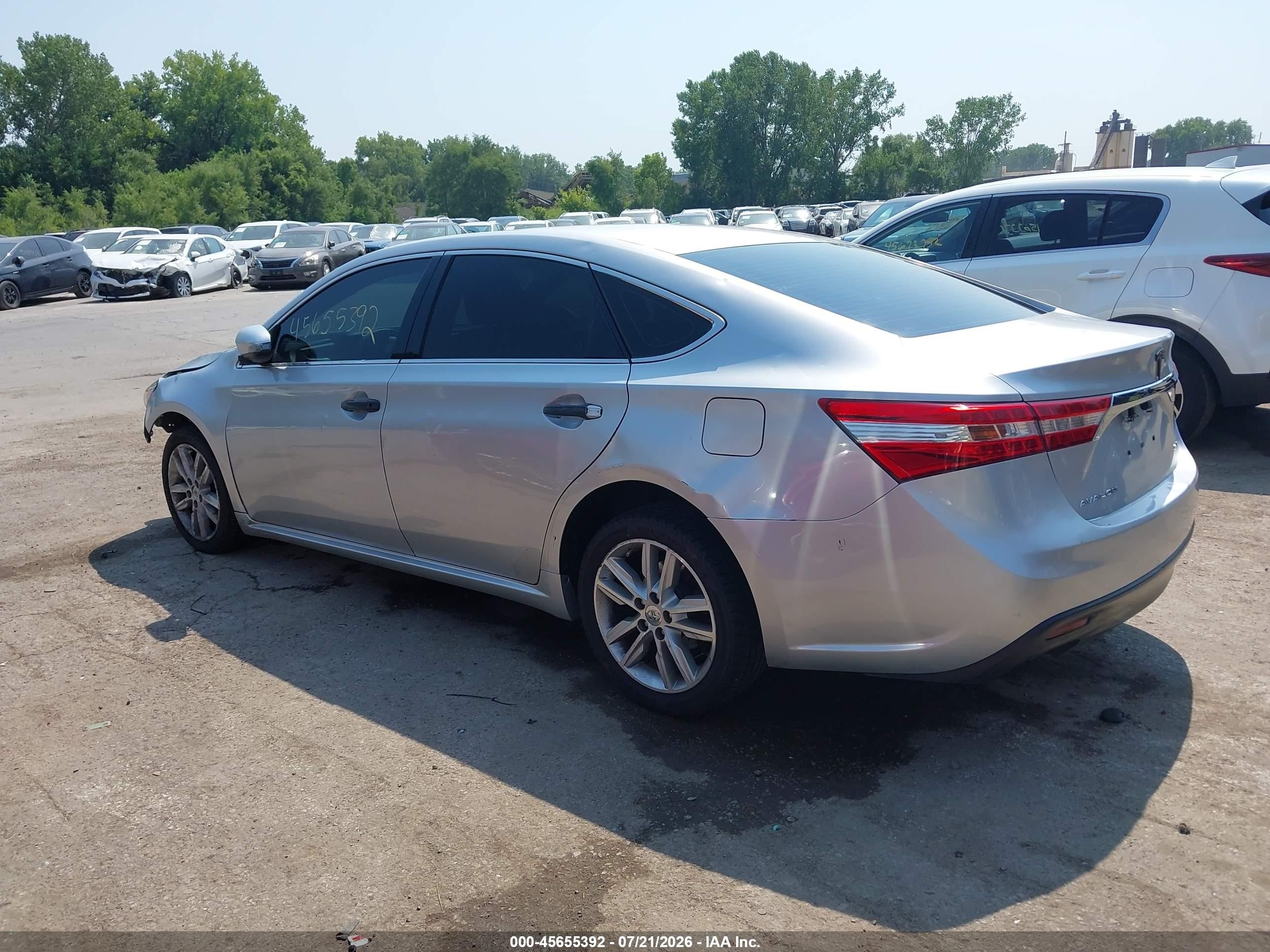 2013 Toyota Avalon Xle Silver vin: 4T1BK1EBXDU024061