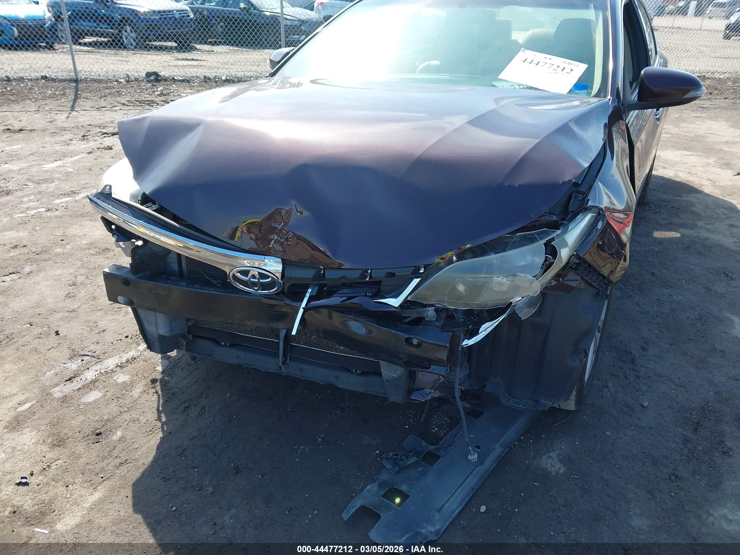 2013 Toyota Avalon Xle Burgundy vin: 4T1BK1EBXDU024416