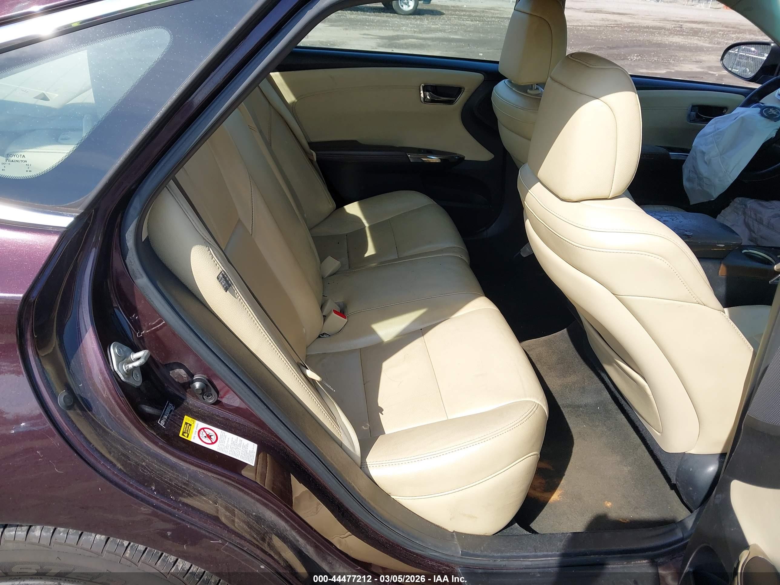 2013 Toyota Avalon Xle Burgundy vin: 4T1BK1EBXDU024416