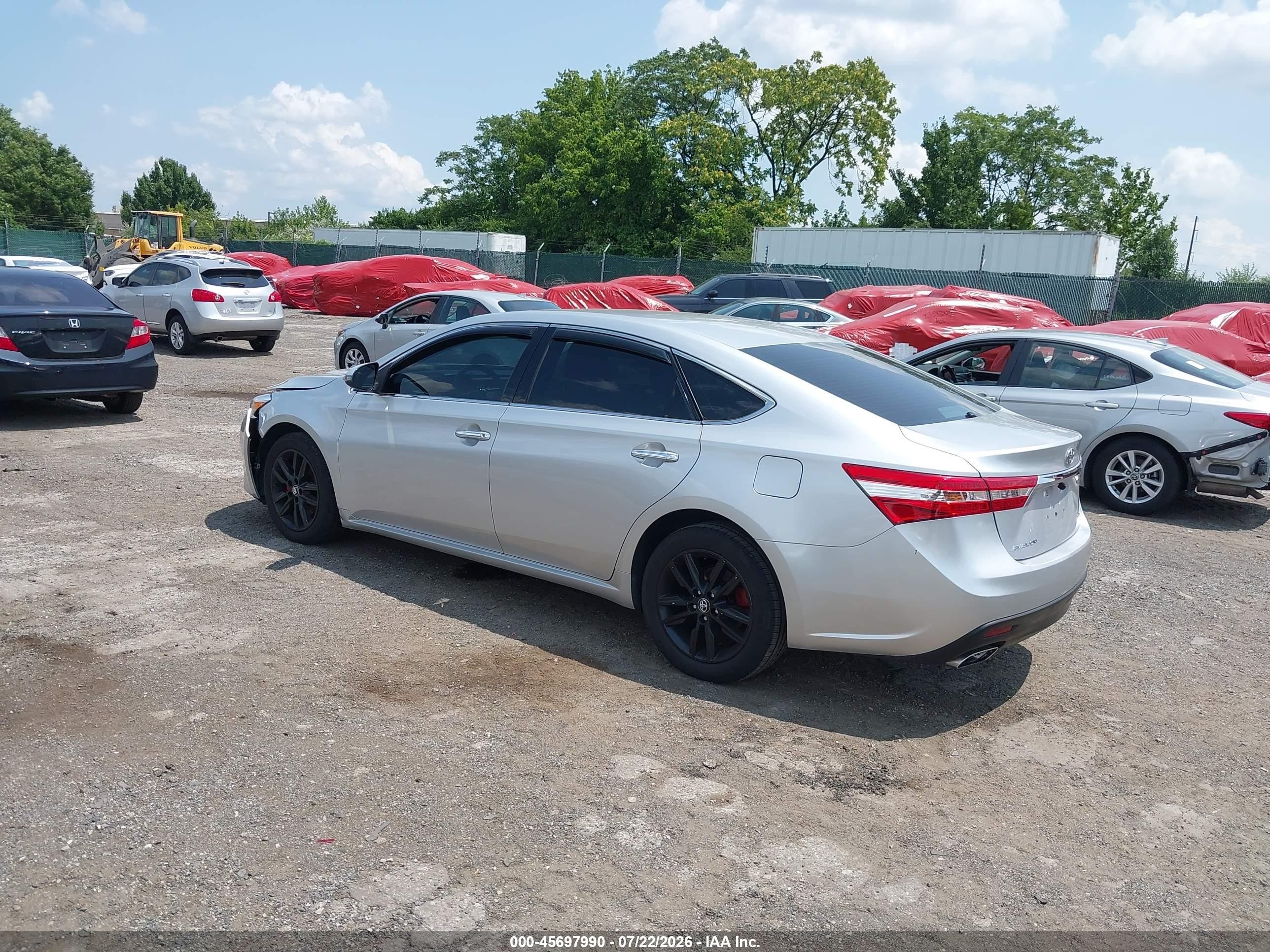 2013 Toyota Avalon Xle Серебряный vin: 4T1BK1EBXDU025971