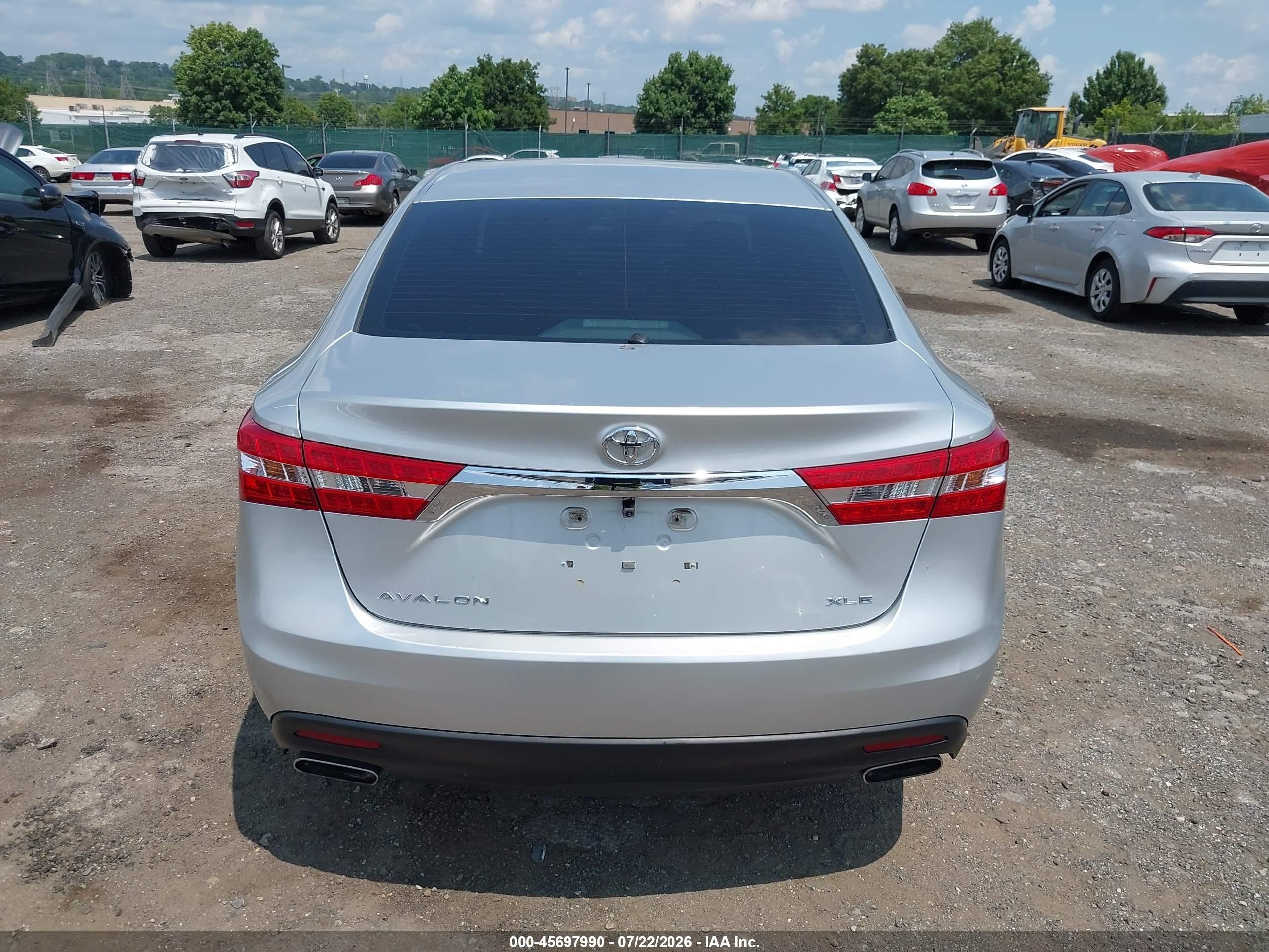 2013 Toyota Avalon Xle Серебряный vin: 4T1BK1EBXDU025971