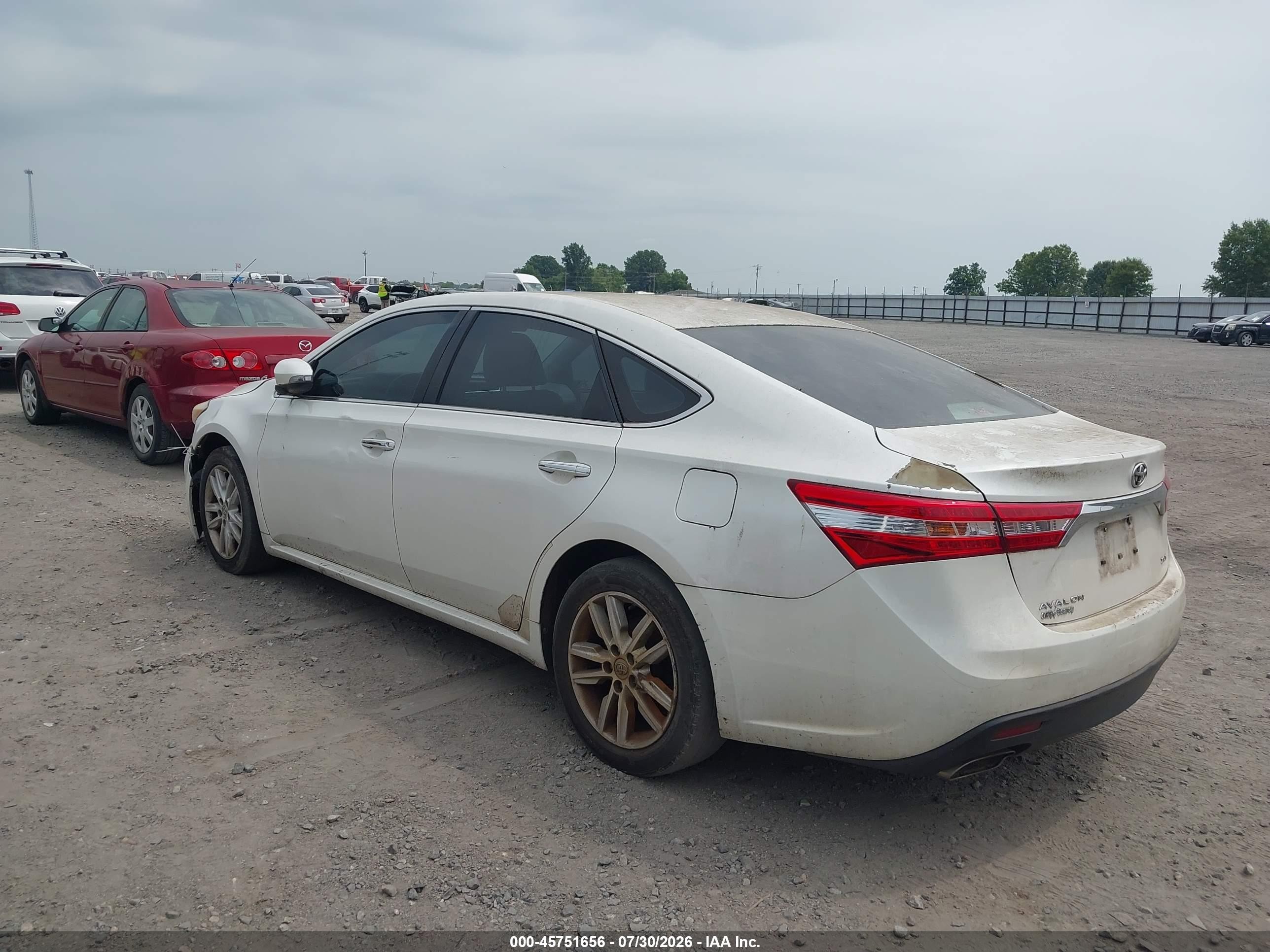 2013 Toyota Avalon Xle Белый vin: 4T1BK1EBXDU034265
