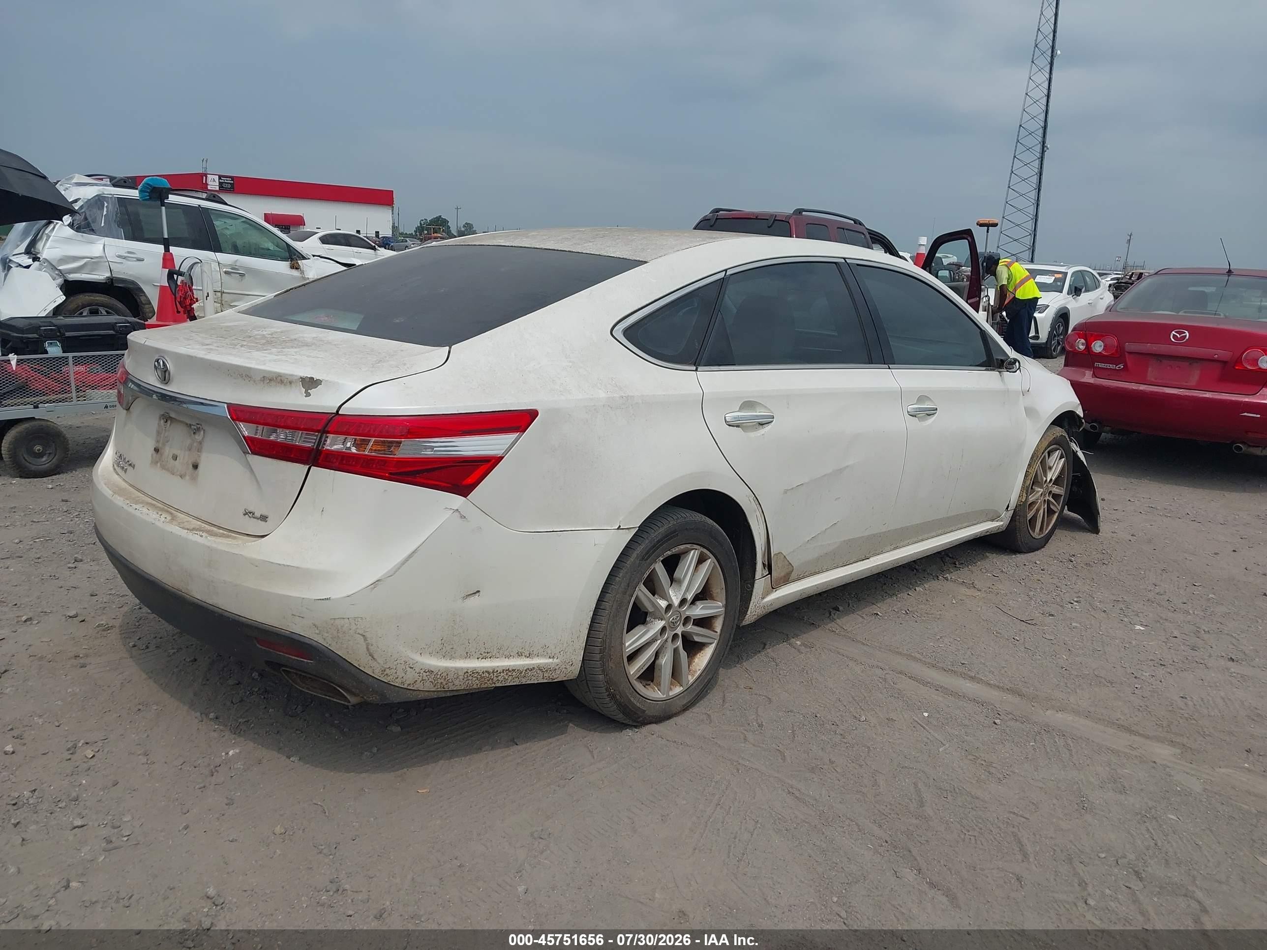 2013 Toyota Avalon Xle Белый vin: 4T1BK1EBXDU034265