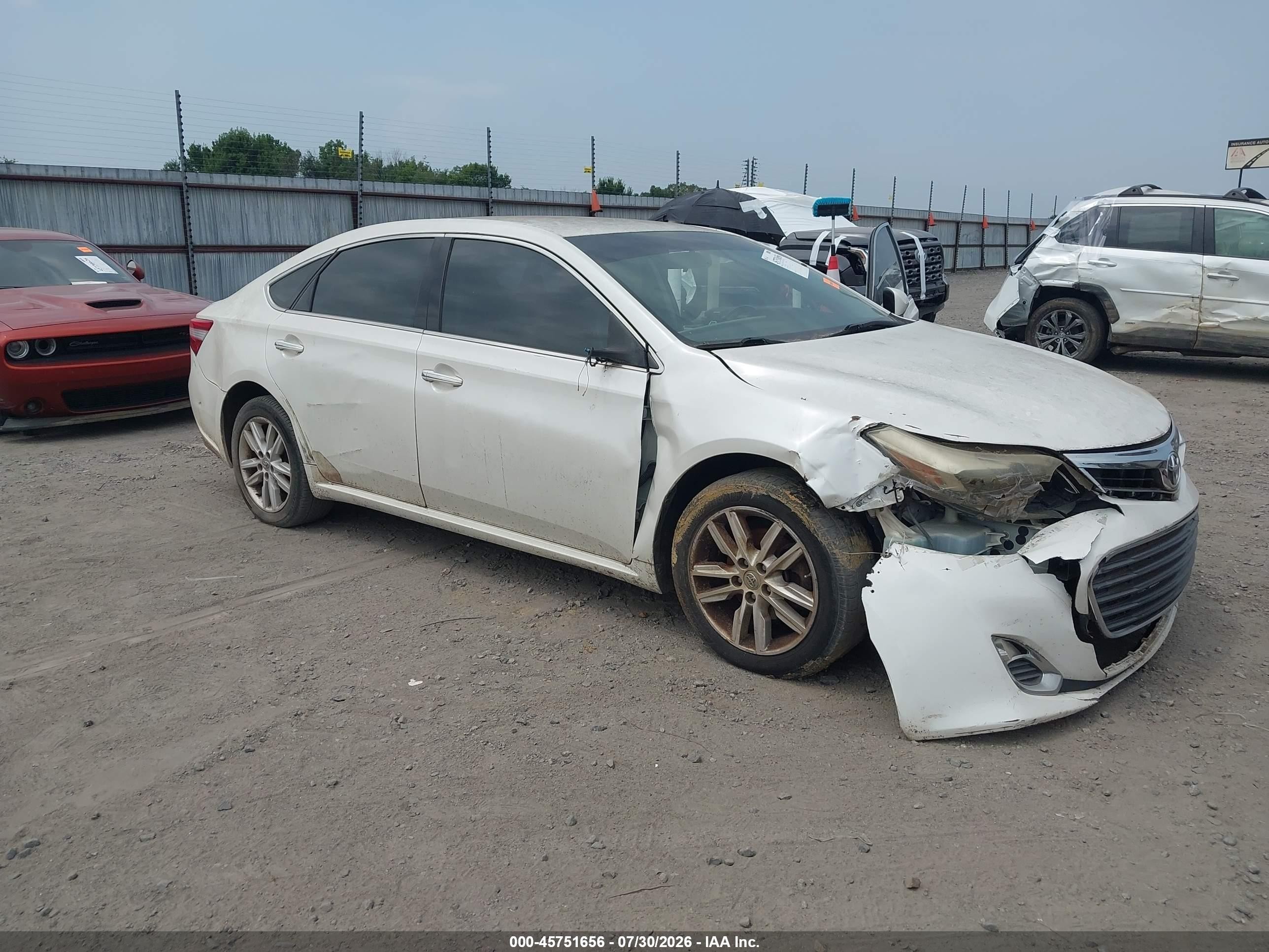 2013 Toyota Avalon Xle Белый vin: 4T1BK1EBXDU034265