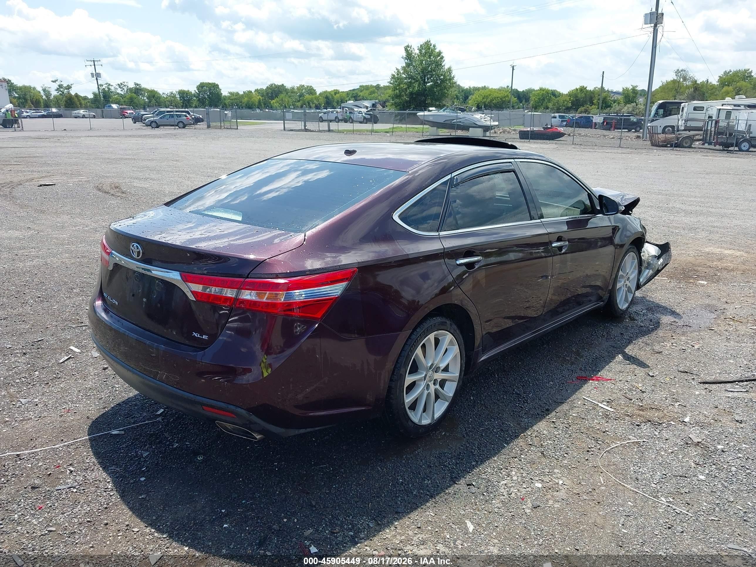 2013 Toyota Avalon Xle Touring Темно-бордовый vin: 4T1BK1EBXDU044388