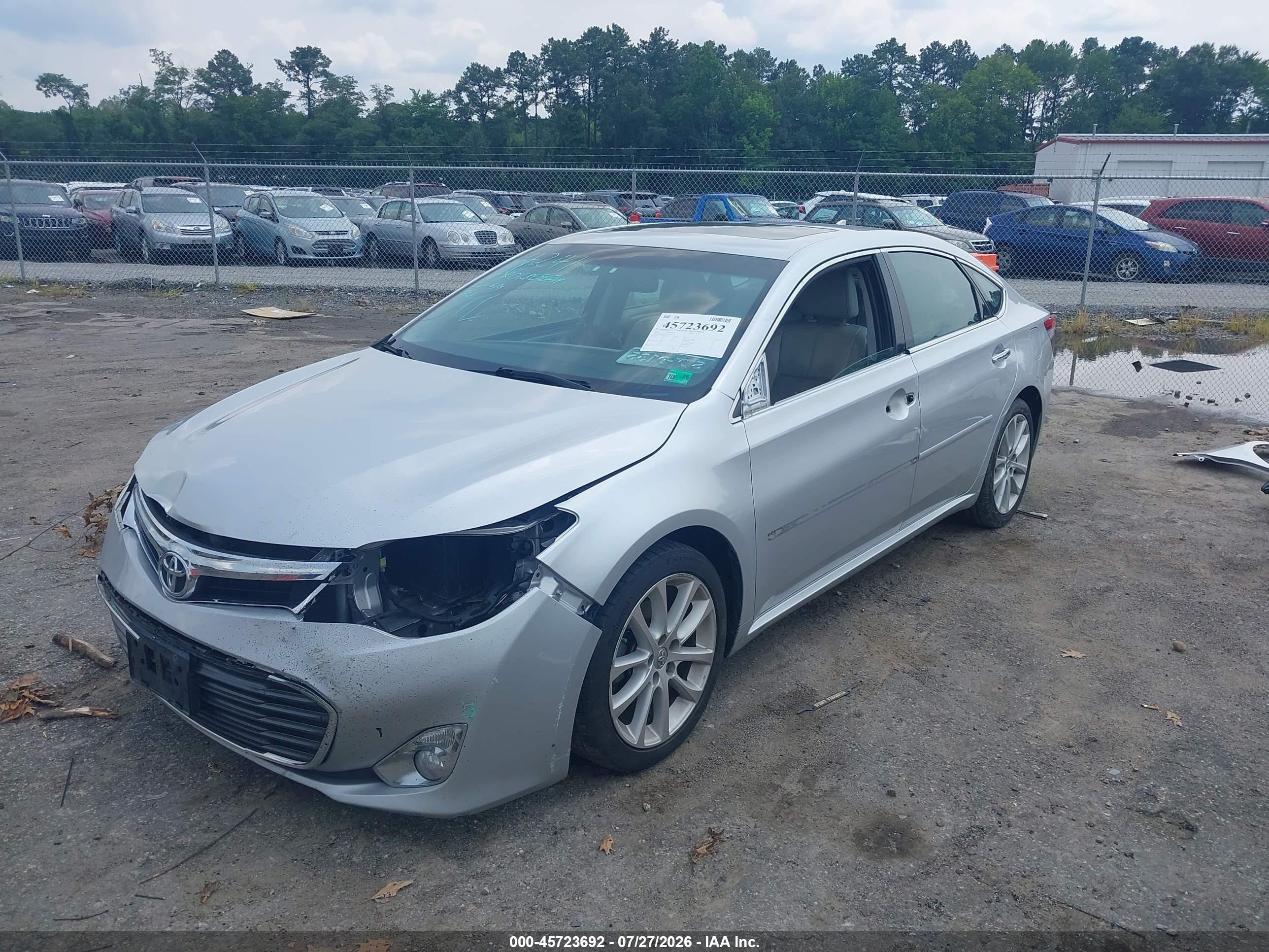 2013 Toyota Avalon Limited Silver vin: 4T1BK1EBXDU067525