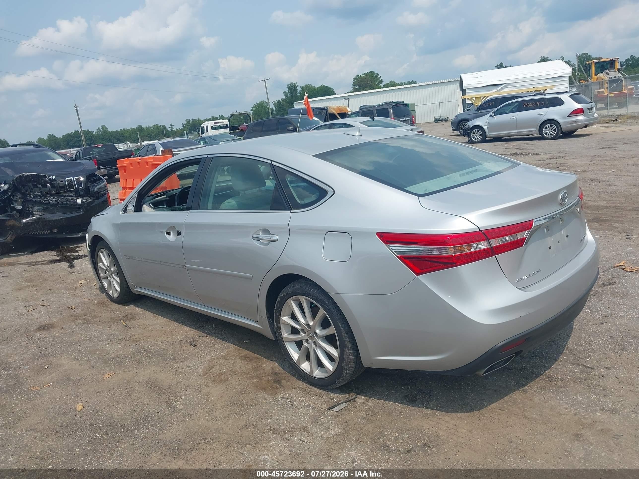 2013 Toyota Avalon Limited Silver vin: 4T1BK1EBXDU067525