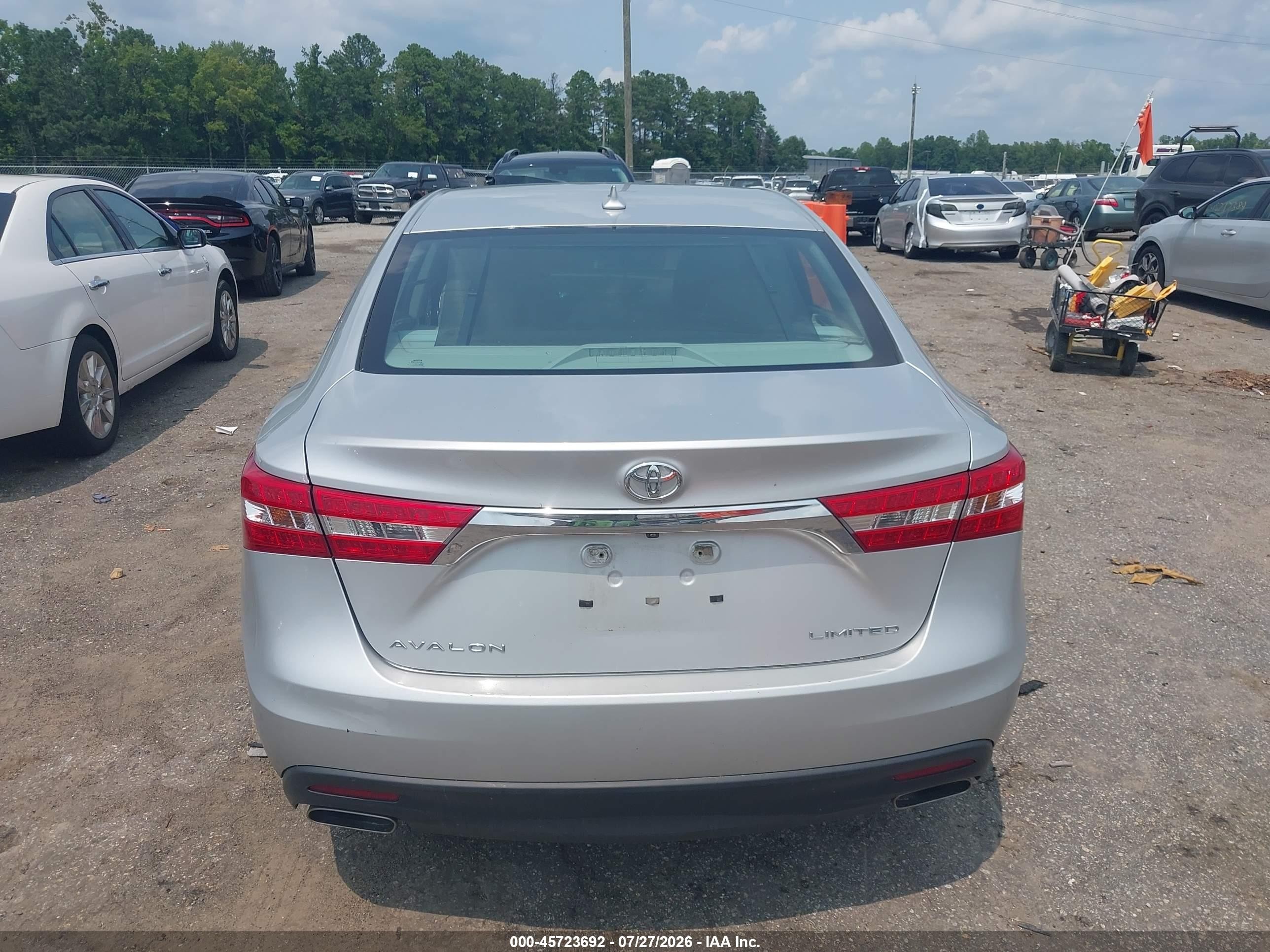 2013 Toyota Avalon Limited Silver vin: 4T1BK1EBXDU067525