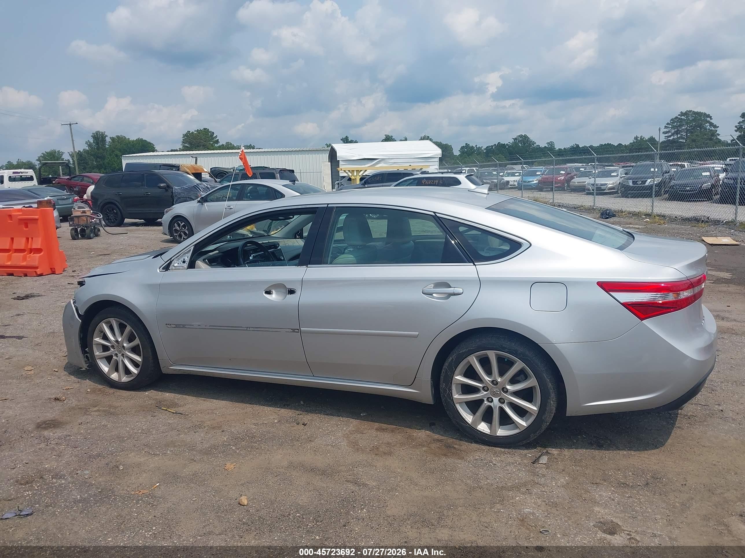 2013 Toyota Avalon Limited Silver vin: 4T1BK1EBXDU067525