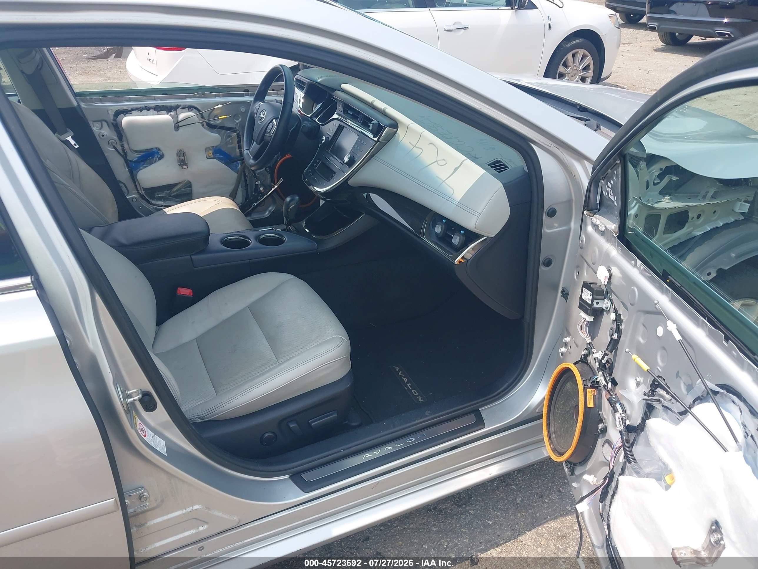 2013 Toyota Avalon Limited Silver vin: 4T1BK1EBXDU067525