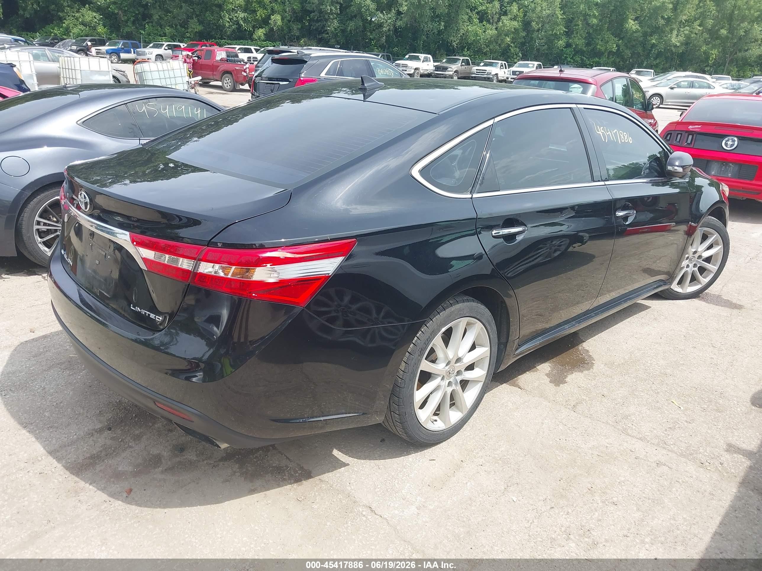 2013 Toyota Avalon Limited Black vin: 4T1BK1EBXDU068710
