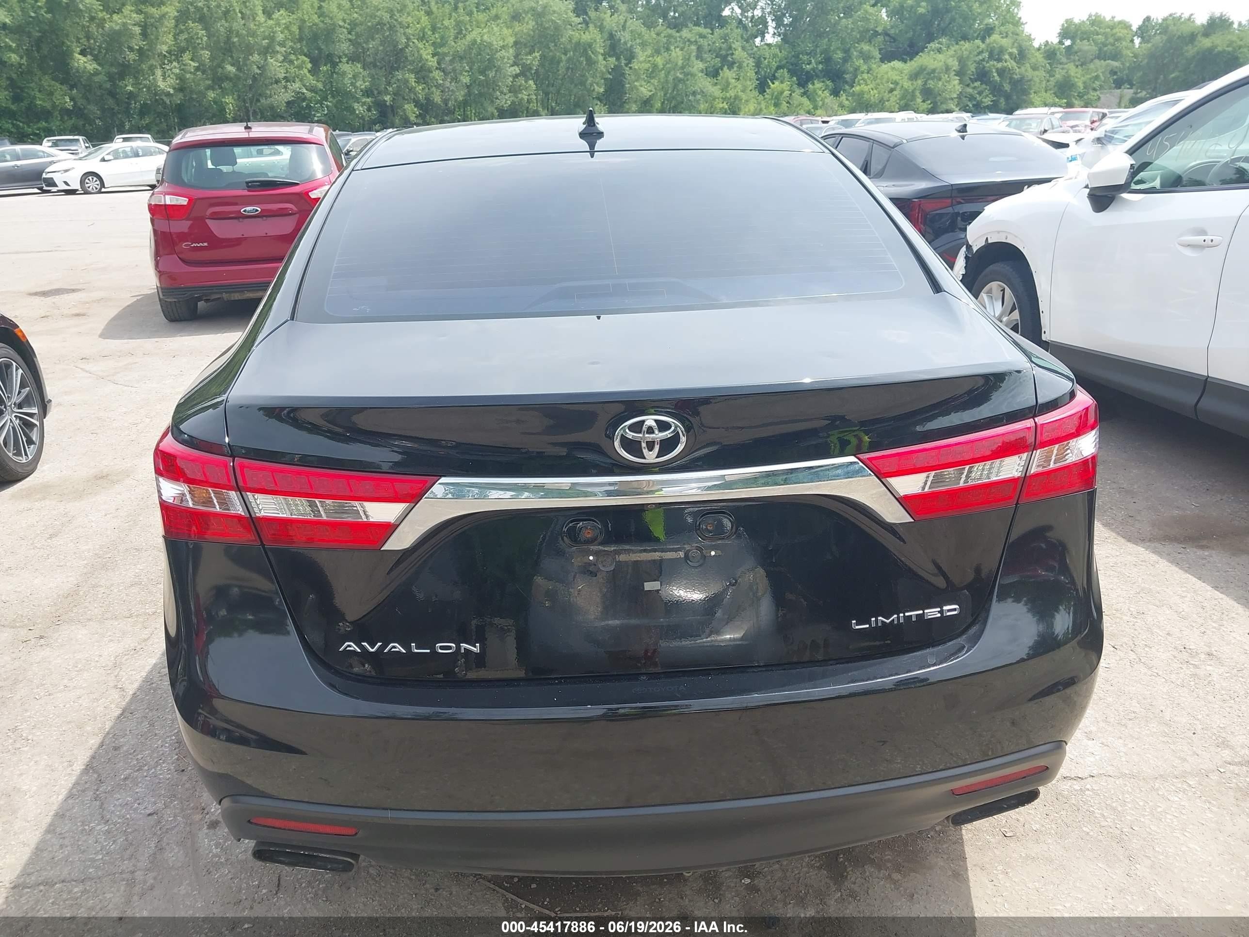2013 Toyota Avalon Limited Black vin: 4T1BK1EBXDU068710