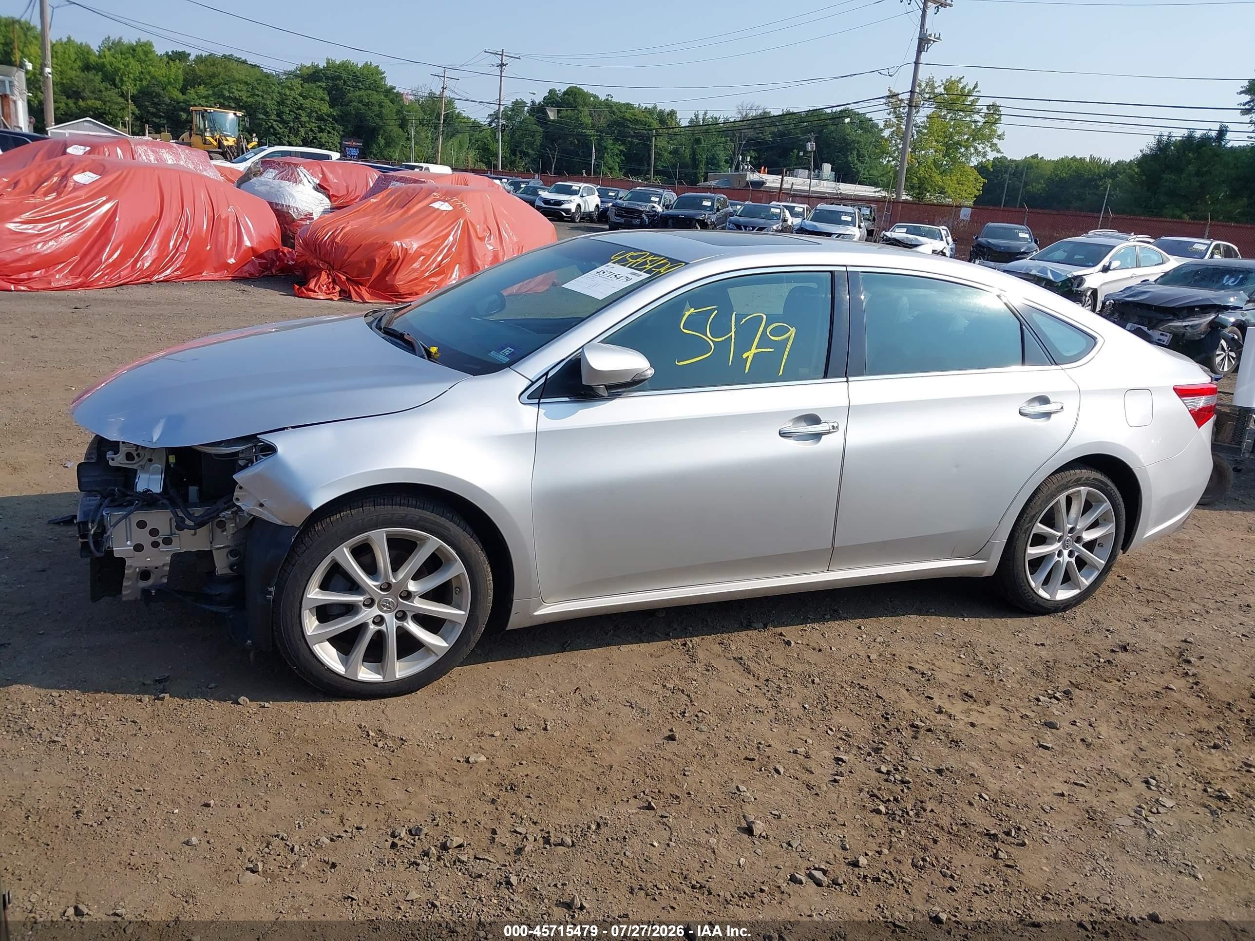 2013 Toyota Avalon Limited Silver vin: 4T1BK1EBXDU075950