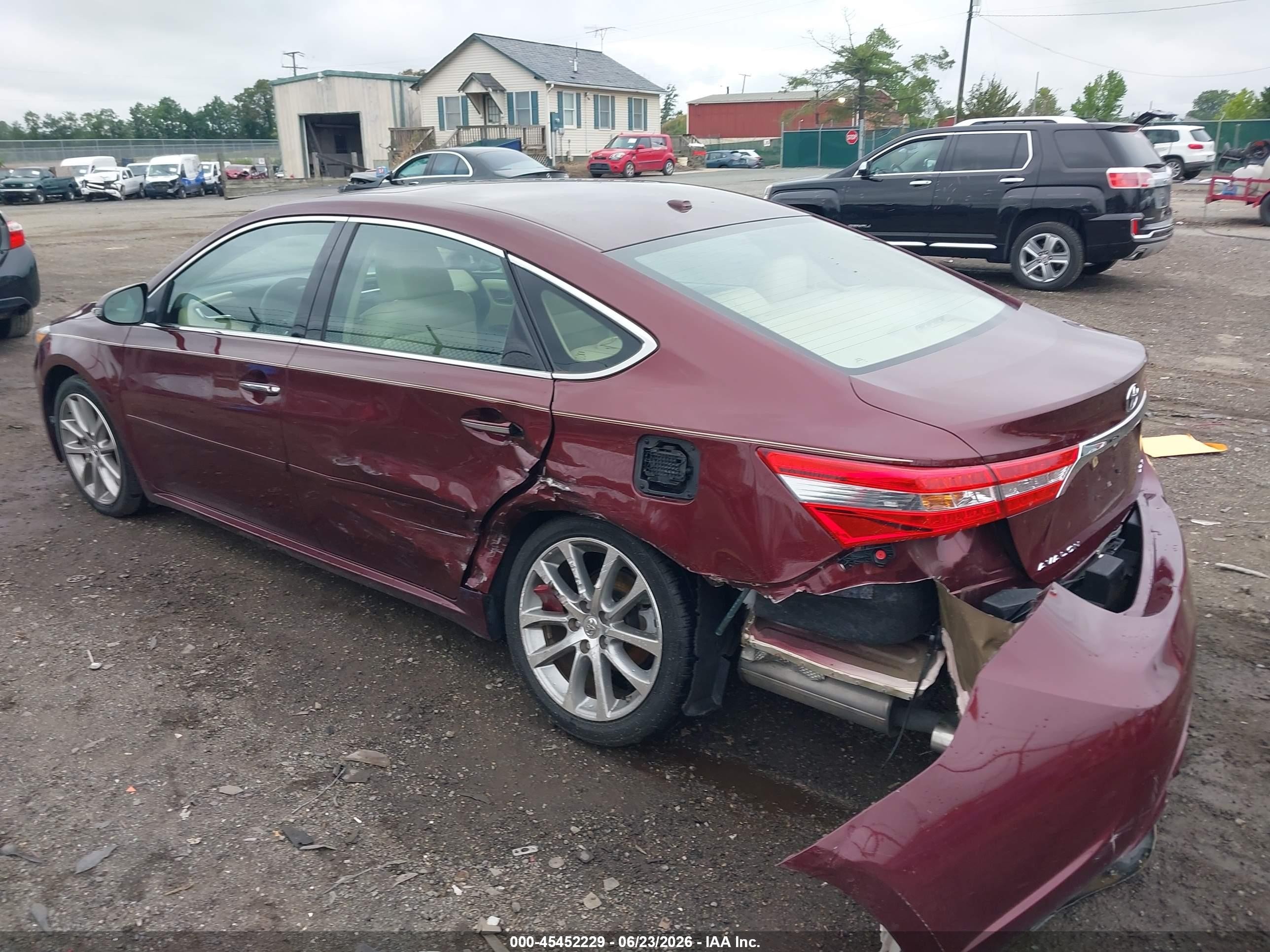 2014 Toyota Avalon Xle Touring Burgundy vin: 4T1BK1EBXEU079434