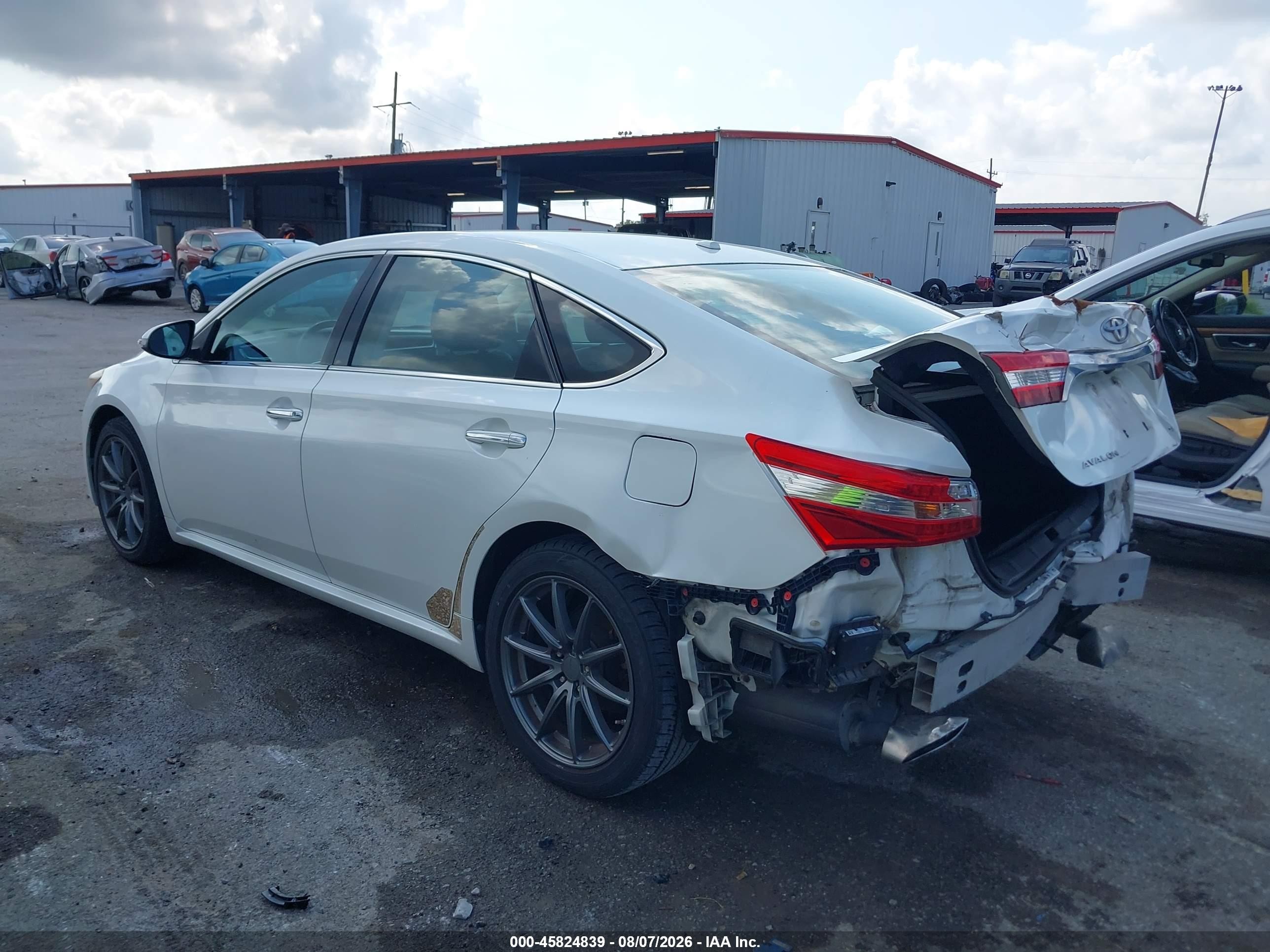 2014 Toyota Avalon Xle Touring White vin: 4T1BK1EBXEU090305