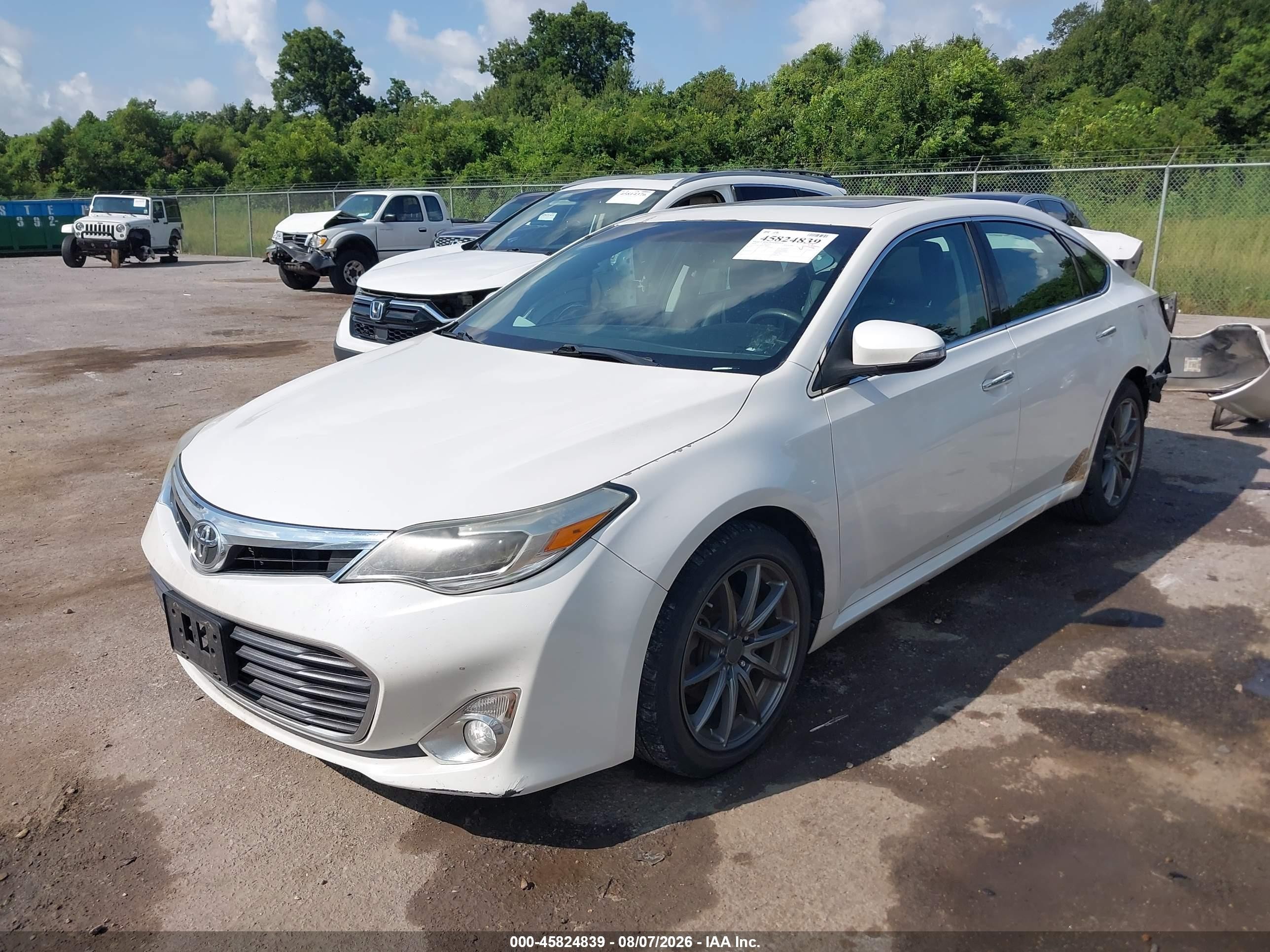 2014 Toyota Avalon Xle Touring White vin: 4T1BK1EBXEU090305
