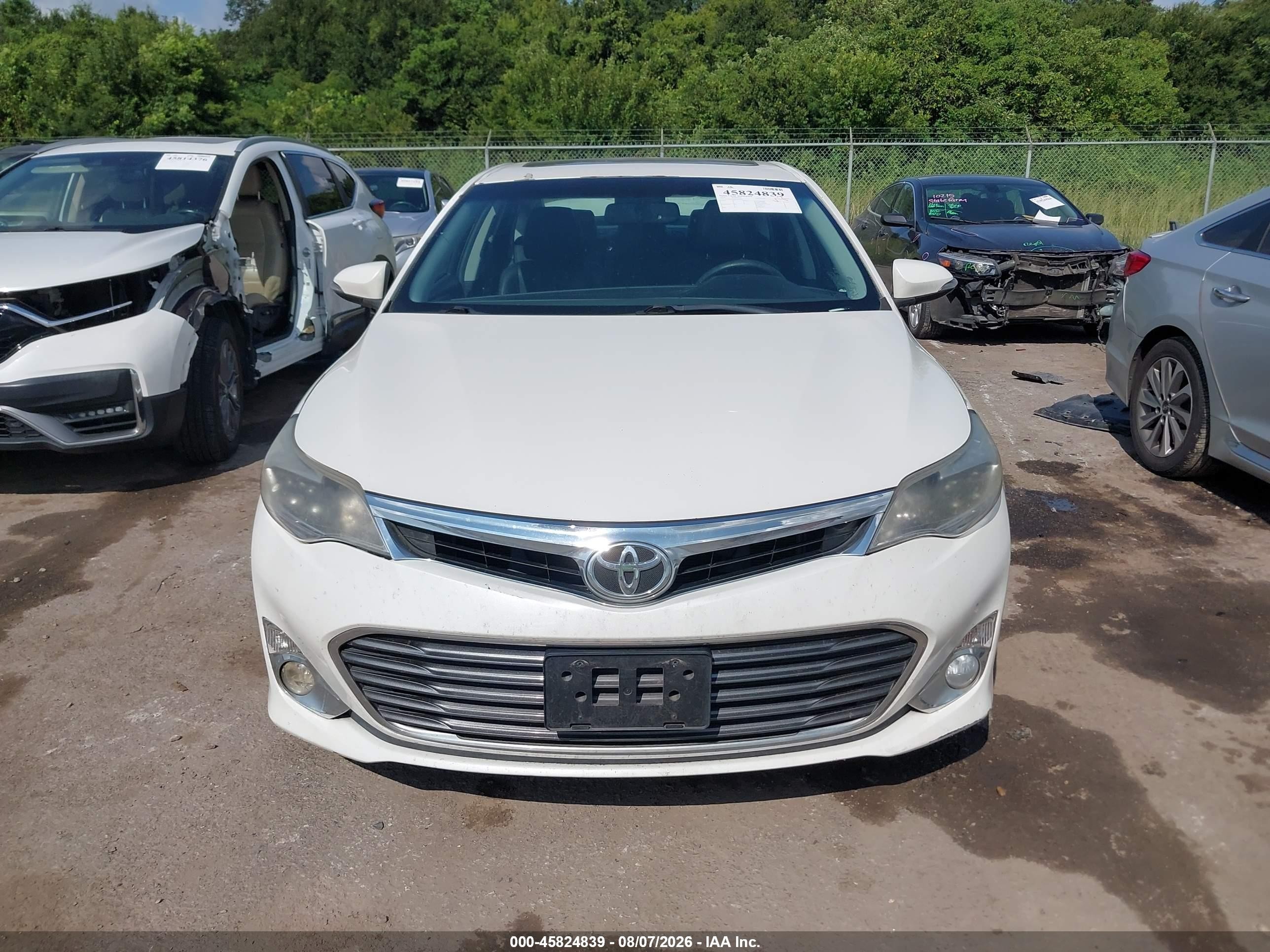 2014 Toyota Avalon Xle Touring White vin: 4T1BK1EBXEU090305