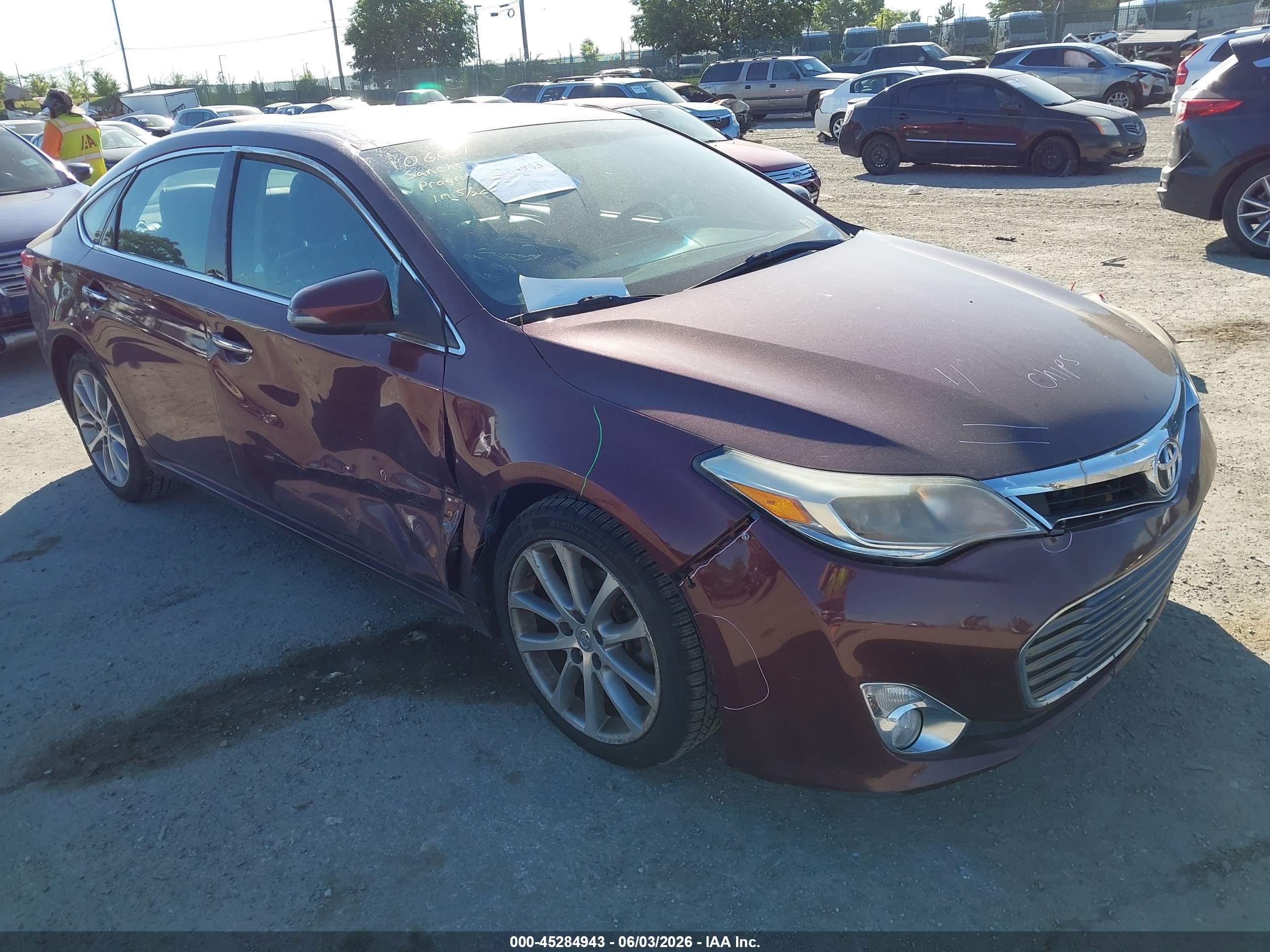 2014 Toyota Avalon Xle Touring Burgundy vin: 4T1BK1EBXEU095262