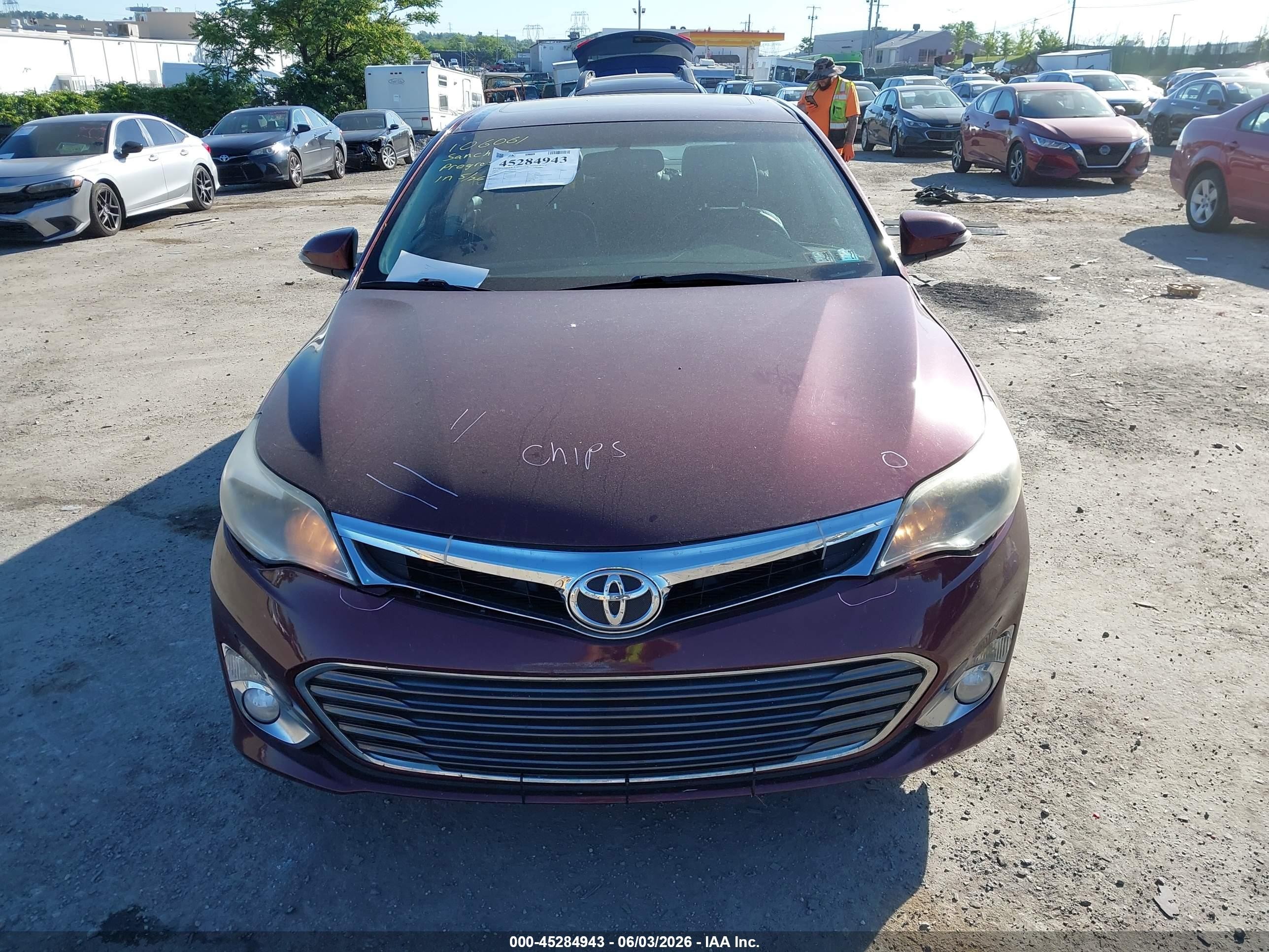 2014 Toyota Avalon Xle Touring Burgundy vin: 4T1BK1EBXEU095262