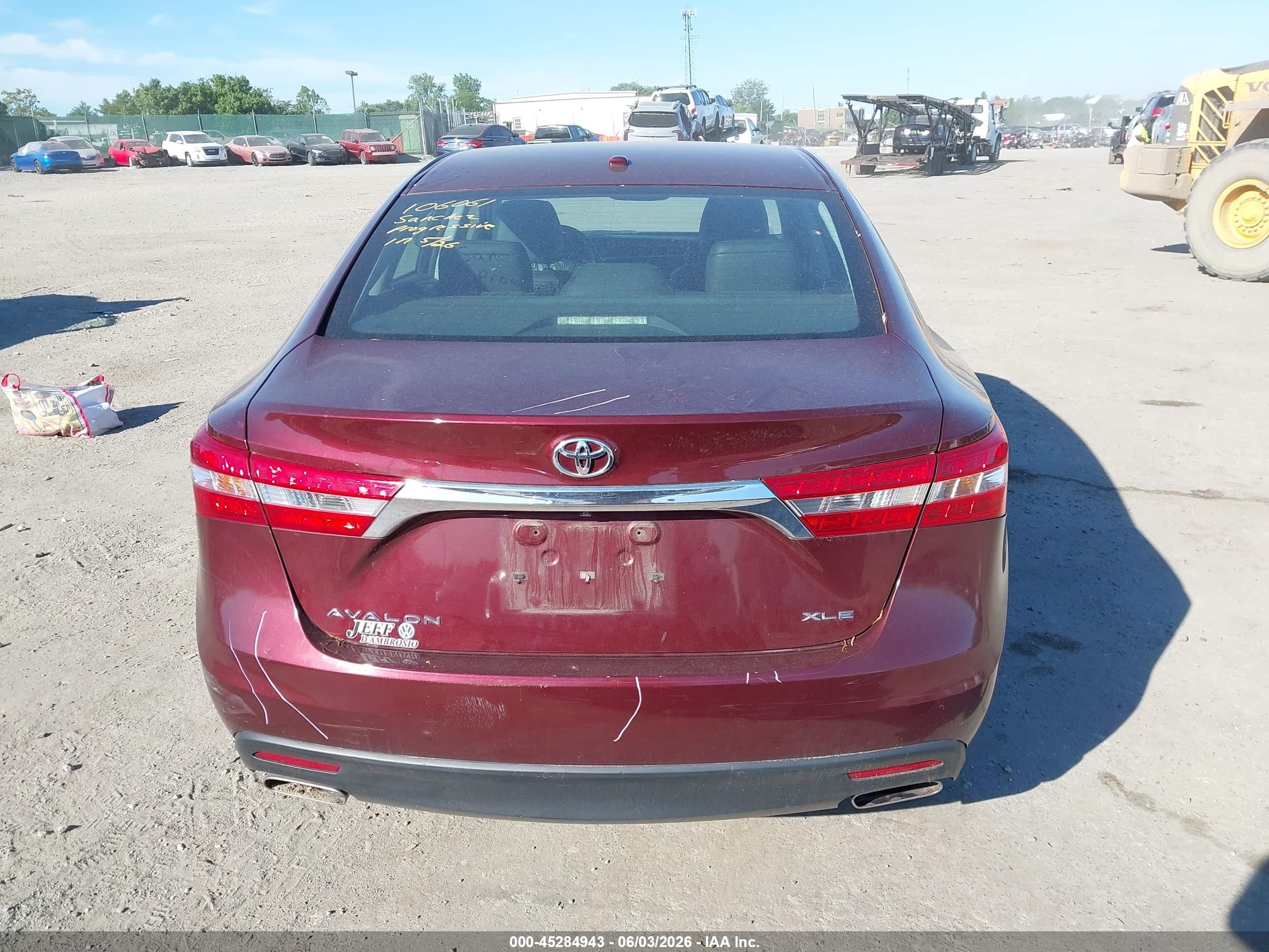 2014 Toyota Avalon Xle Touring Burgundy vin: 4T1BK1EBXEU095262