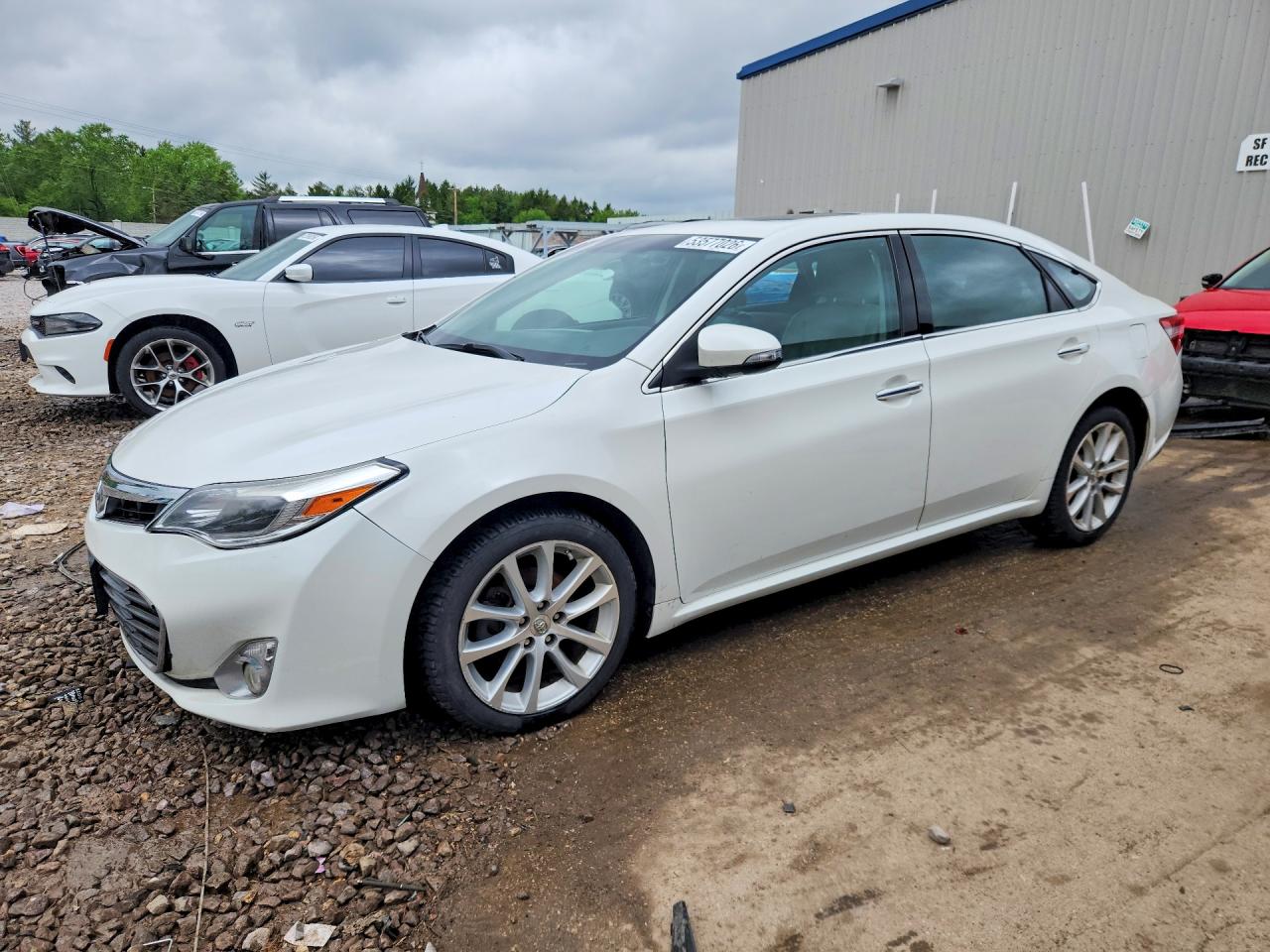 2014 Toyota Avalon Limited White vin: 4T1BK1EBXEU105529
