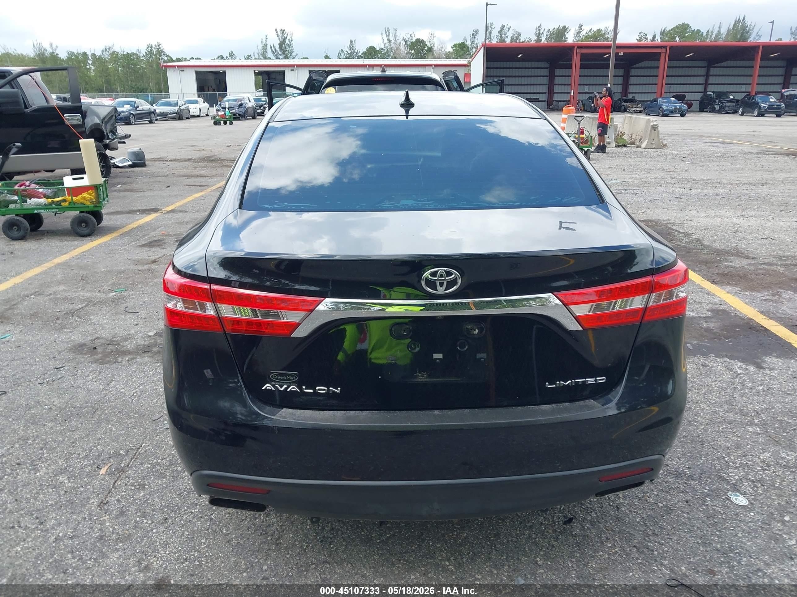 2014 Toyota Avalon Limited Black vin: 4T1BK1EBXEU113680