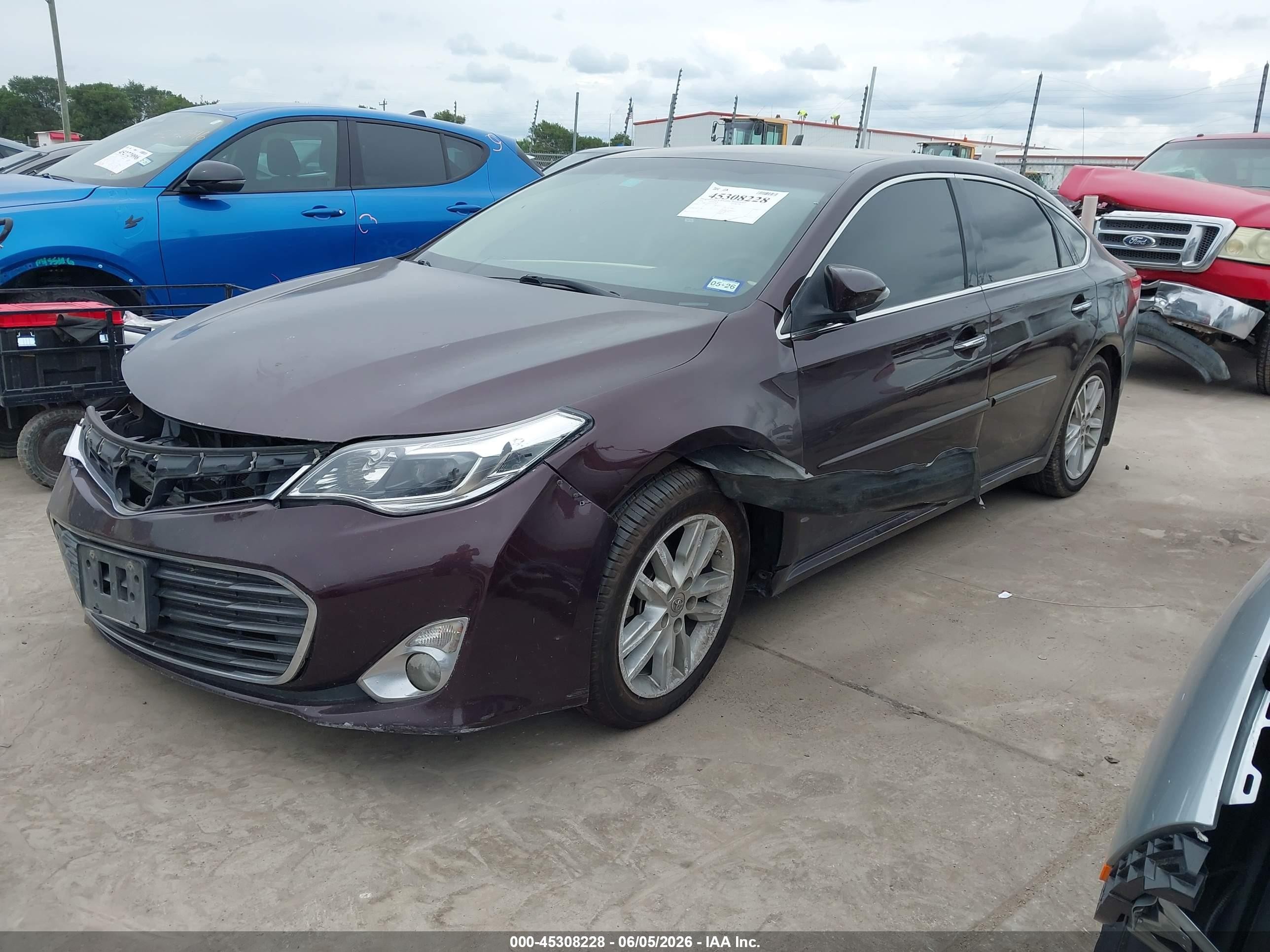 2014 Toyota Avalon Xle Maroon vin: 4T1BK1EBXEU116188