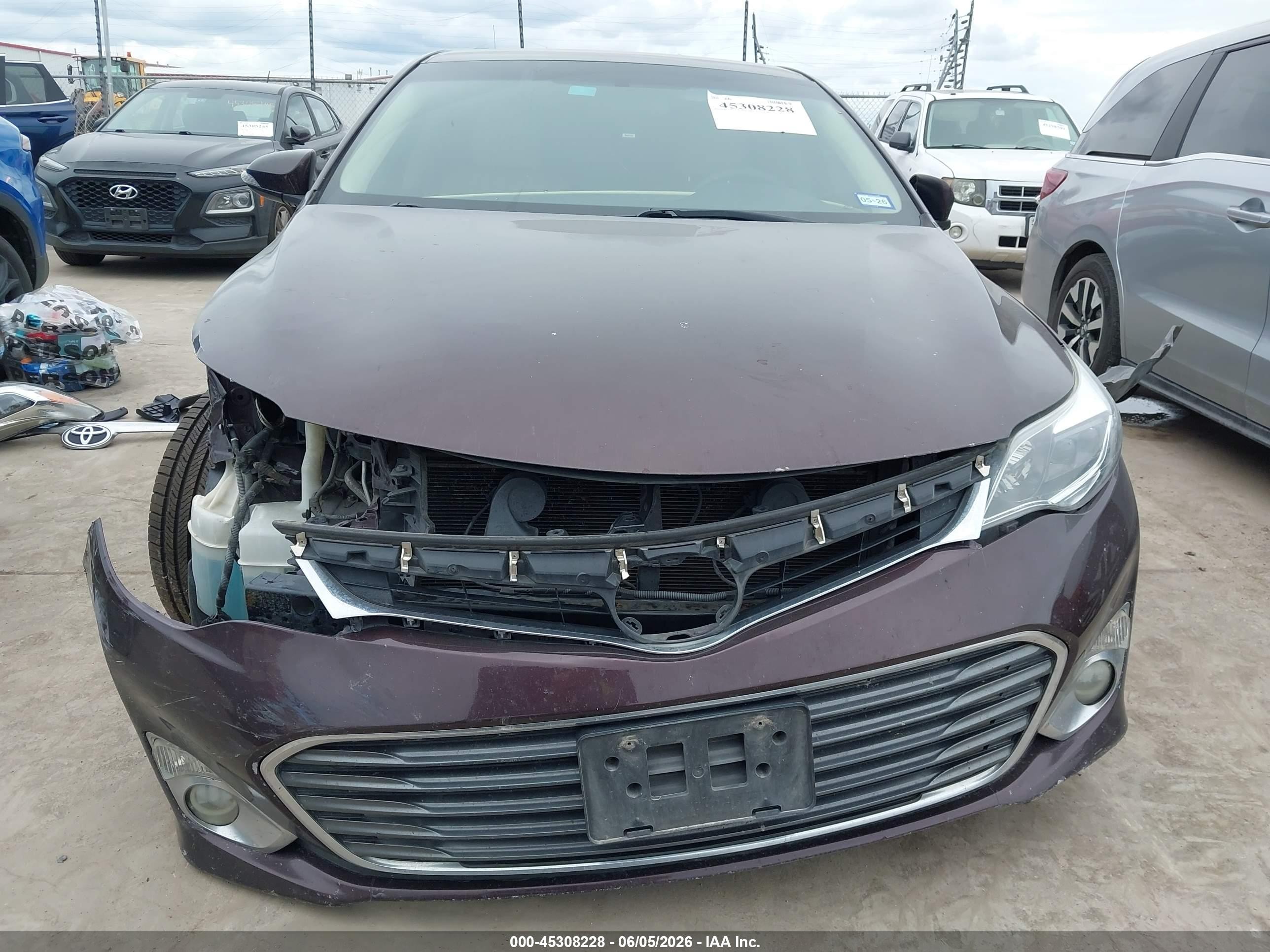 2014 Toyota Avalon Xle Maroon vin: 4T1BK1EBXEU116188