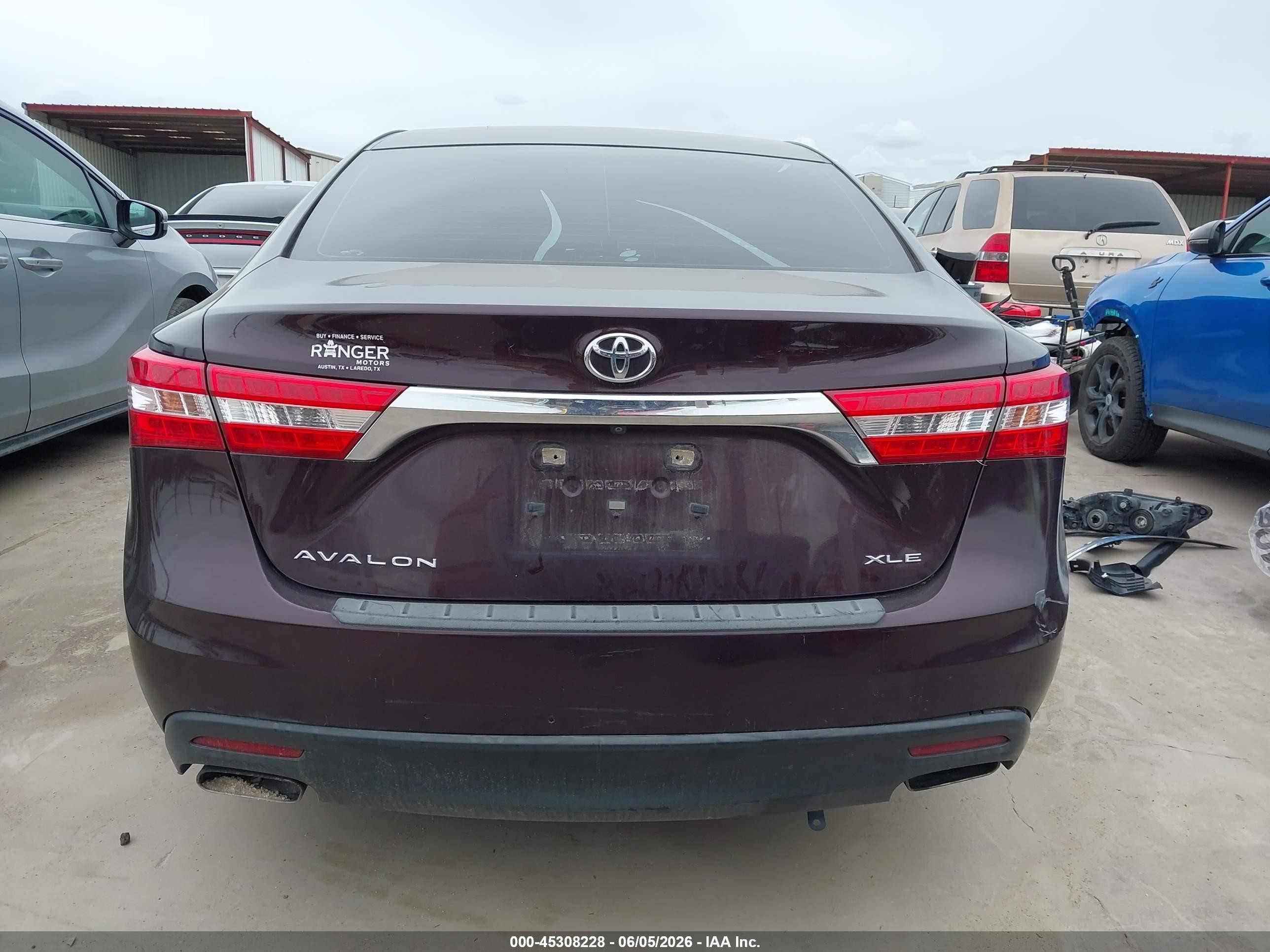 2014 Toyota Avalon Xle Maroon vin: 4T1BK1EBXEU116188