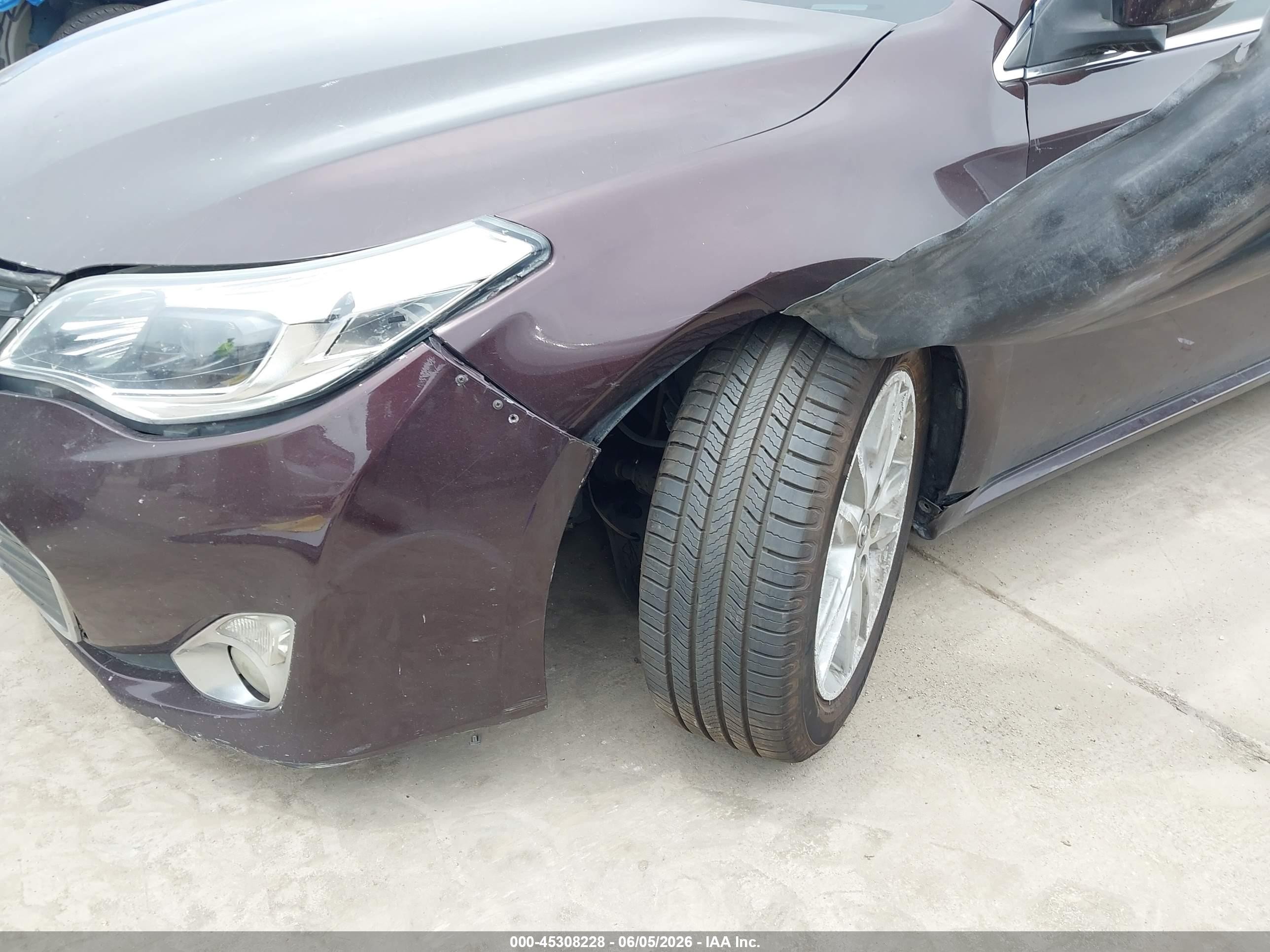 2014 Toyota Avalon Xle Maroon vin: 4T1BK1EBXEU116188
