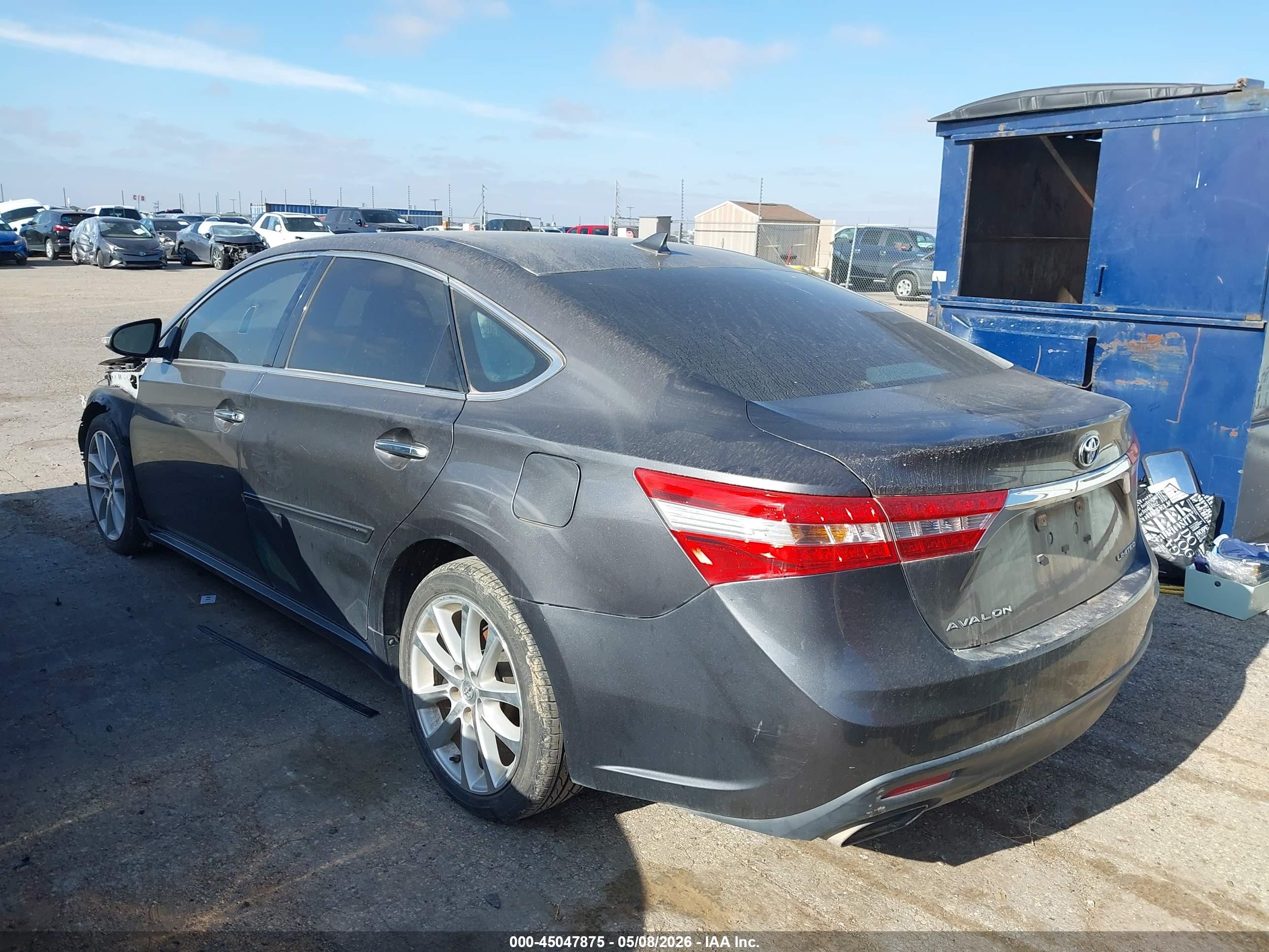 2014 Toyota Avalon Limited Gray vin: 4T1BK1EBXEU124307