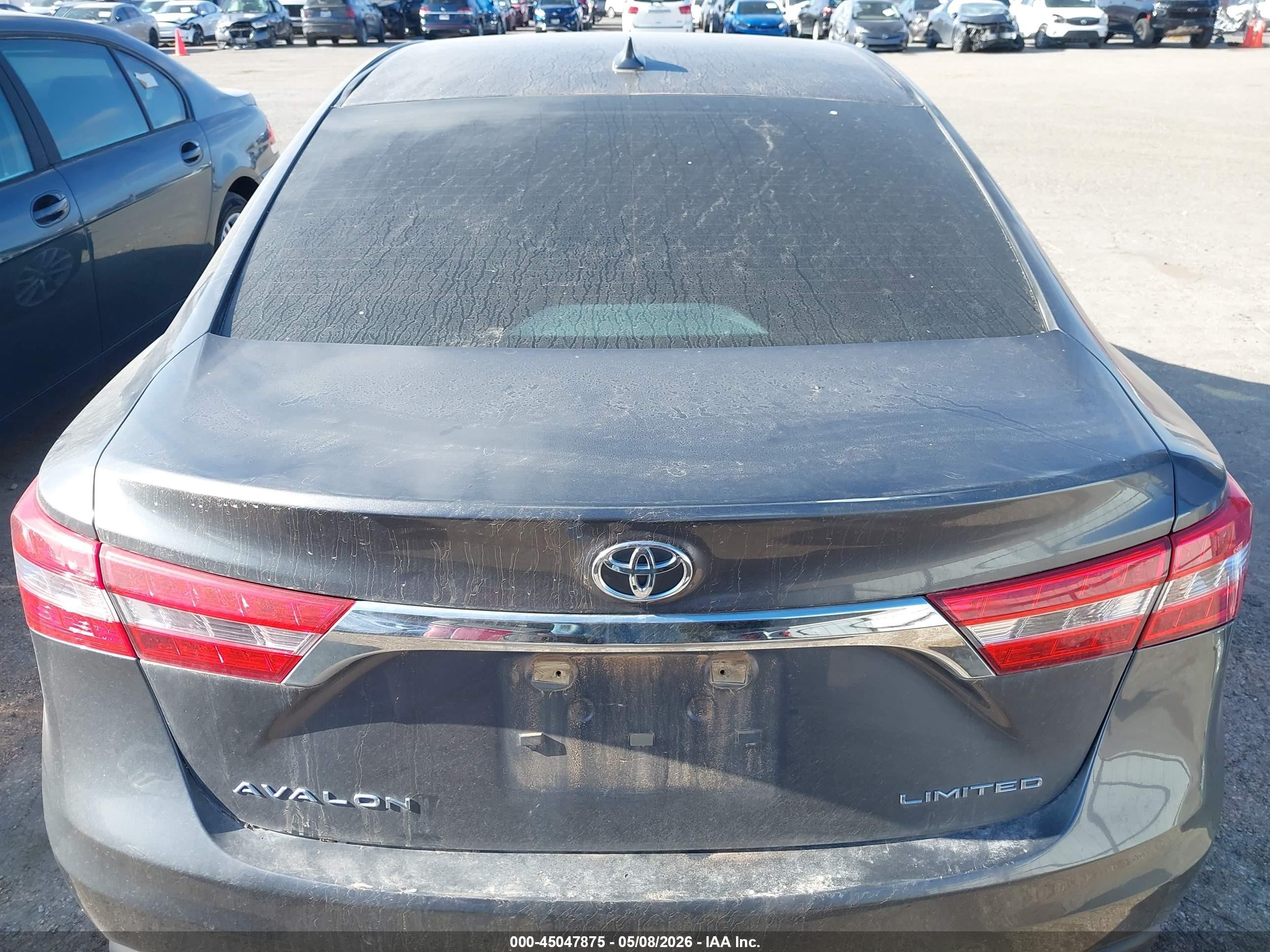 2014 Toyota Avalon Limited Gray vin: 4T1BK1EBXEU124307