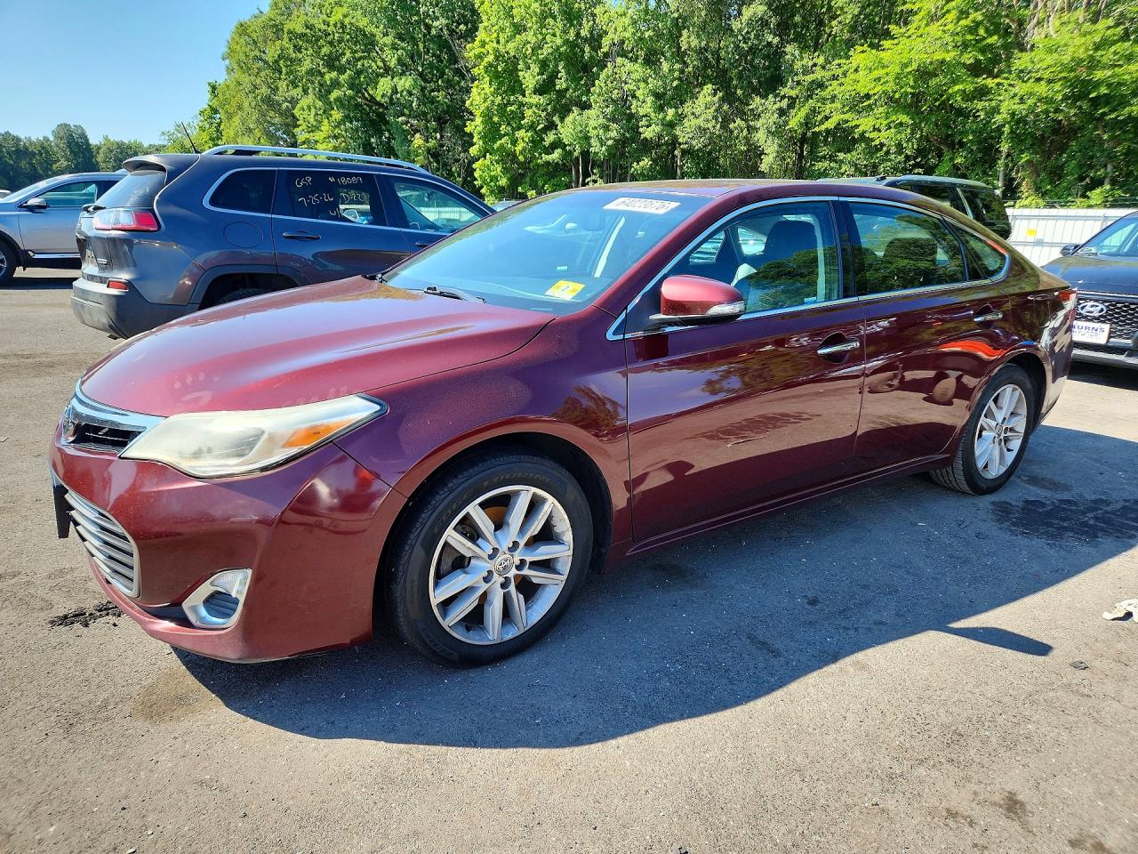 2014 Toyota Avalon Xle Premium Burgundy vin: 4T1BK1EBXEU125845