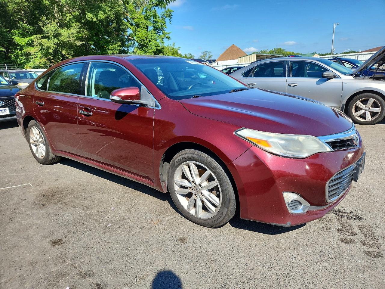 2014 Toyota Avalon Xle Premium Burgundy vin: 4T1BK1EBXEU125845