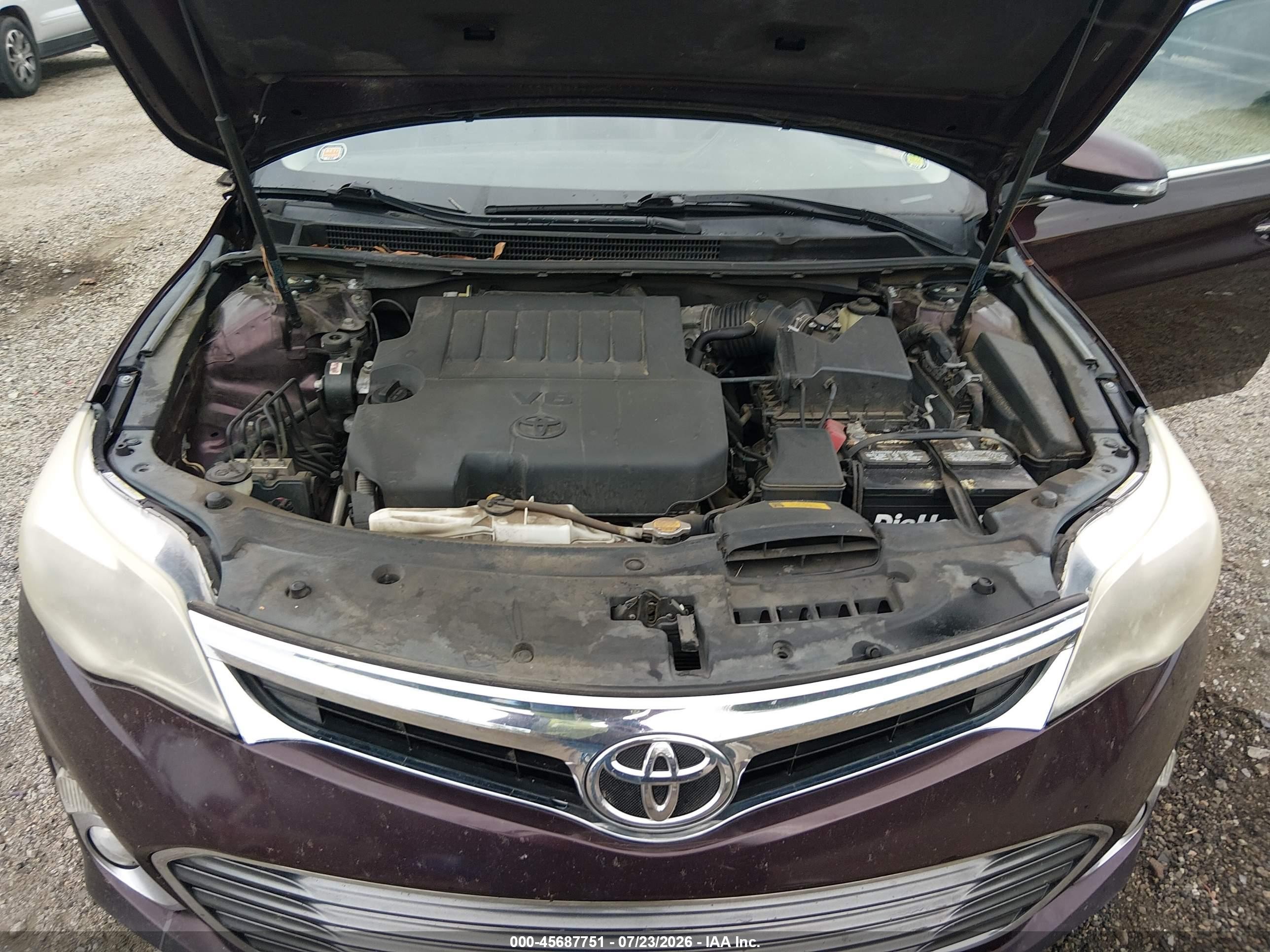 2014 Toyota Avalon Limited Purple vin: 4T1BK1EBXEU134707