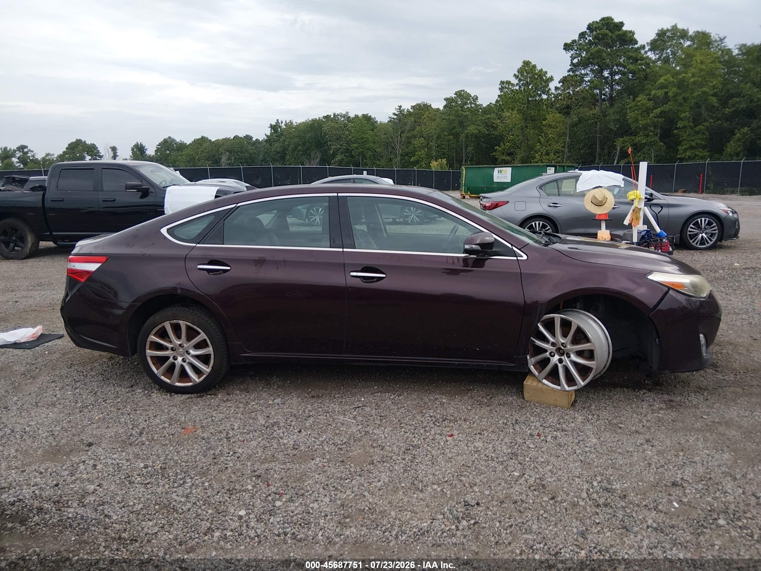 2014 Toyota Avalon Limited Purple vin: 4T1BK1EBXEU134707