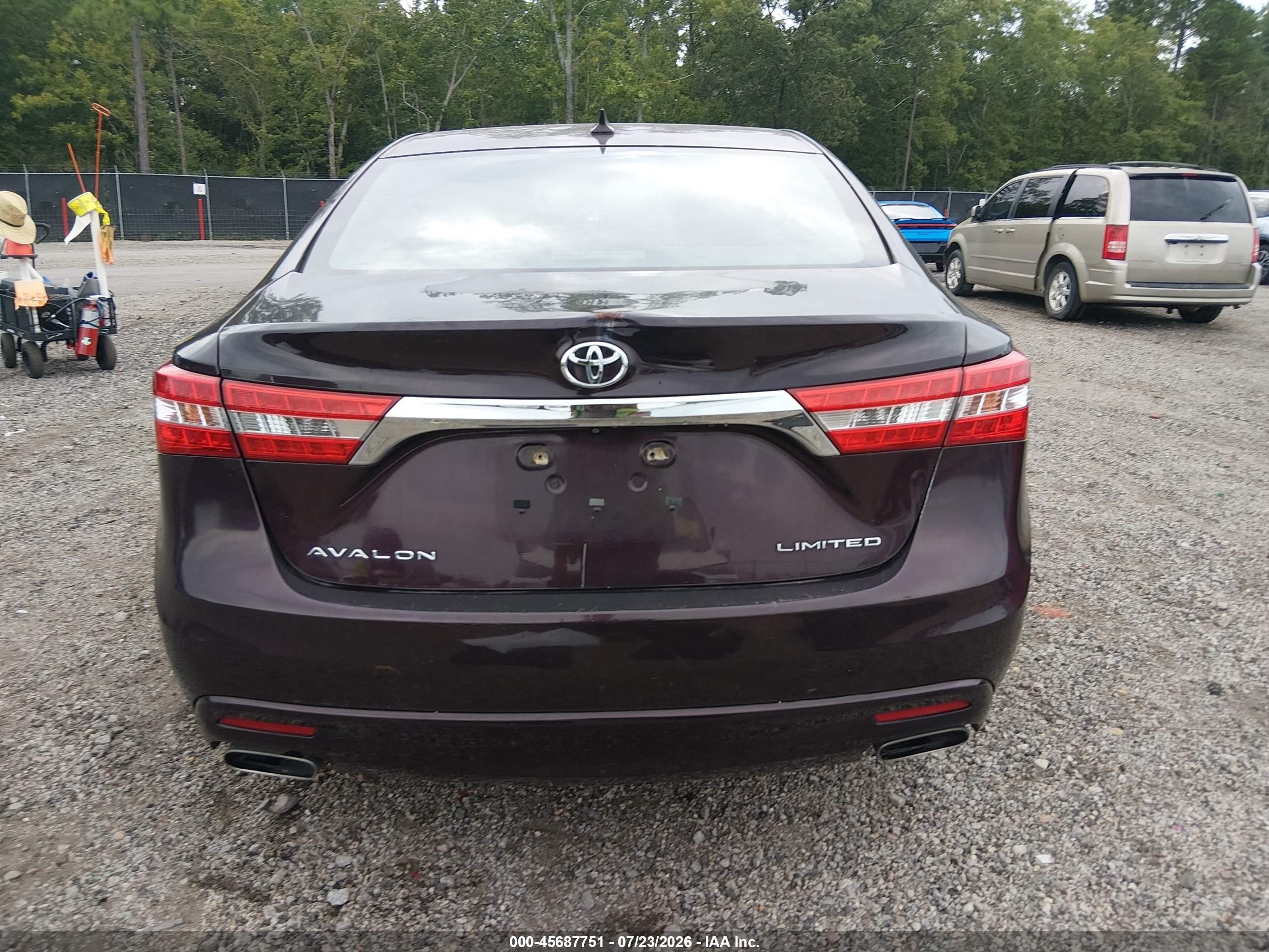 2014 Toyota Avalon Limited Purple vin: 4T1BK1EBXEU134707